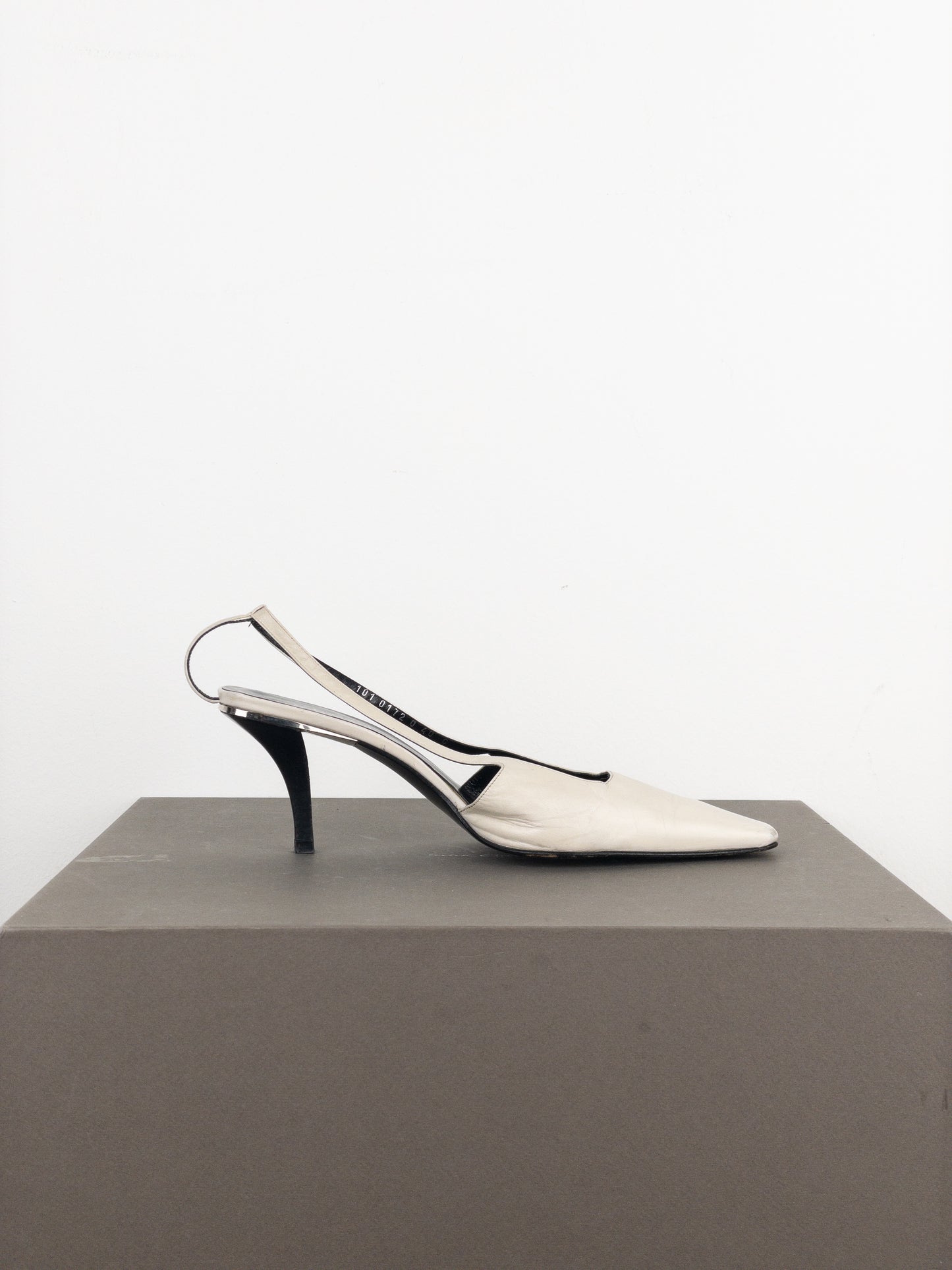 Gucci by Tom Ford SS98 Square Toe Crystal Slingback Pump Heels
