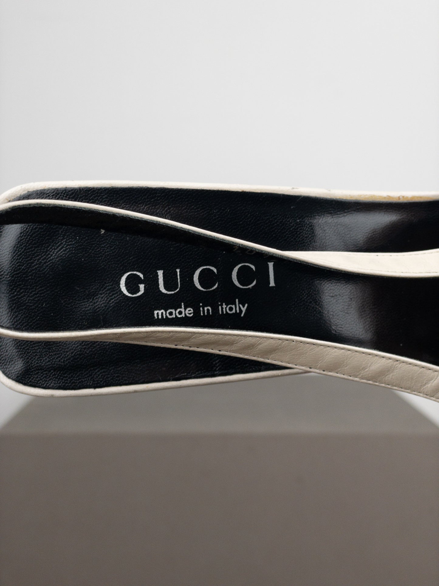Gucci by Tom Ford SS98 Square Toe Crystal Slingback Pump Heels