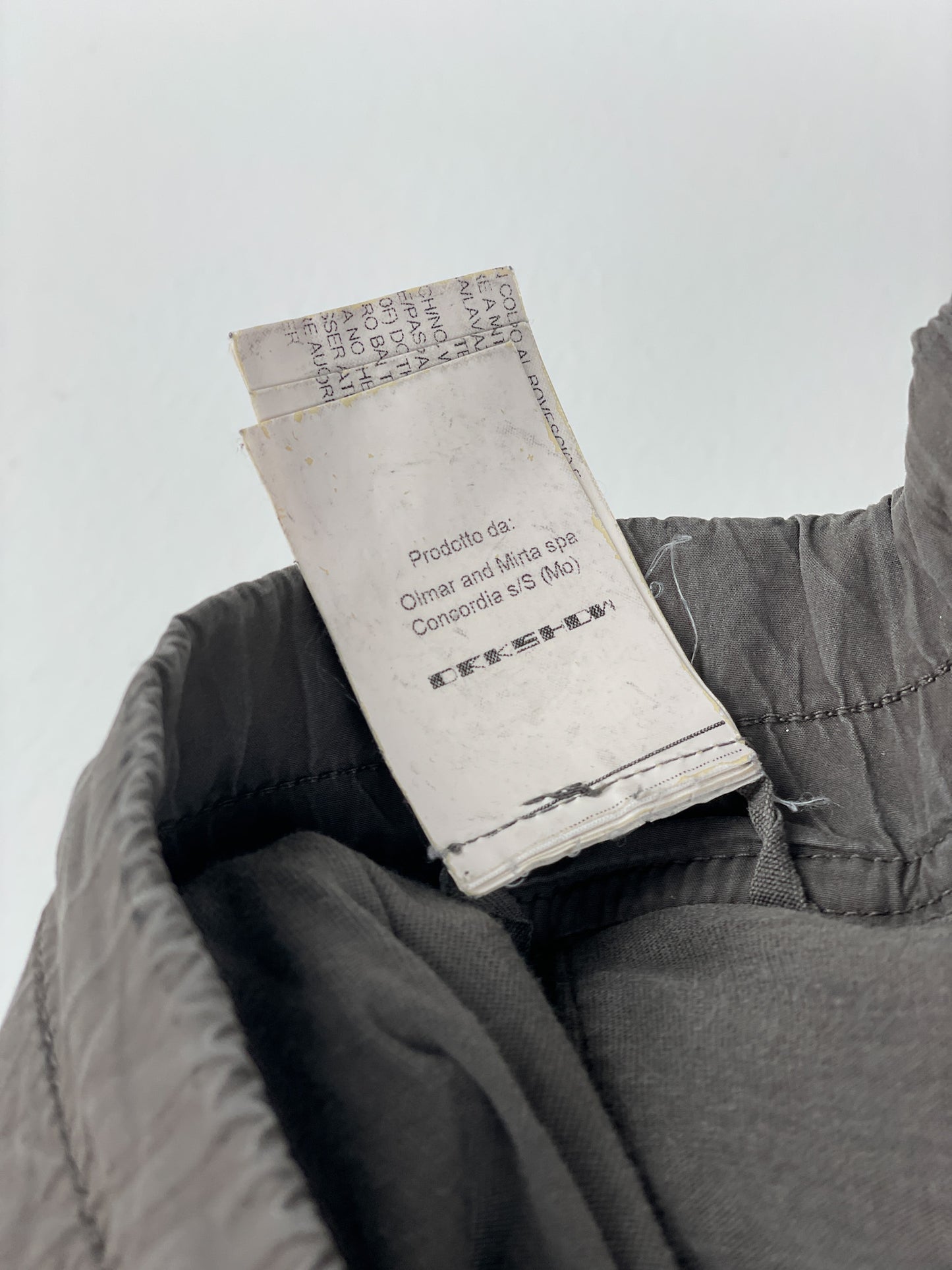 Rick Owens AW15 'Sphinx' Prisoner Drawstring Jogger Pants