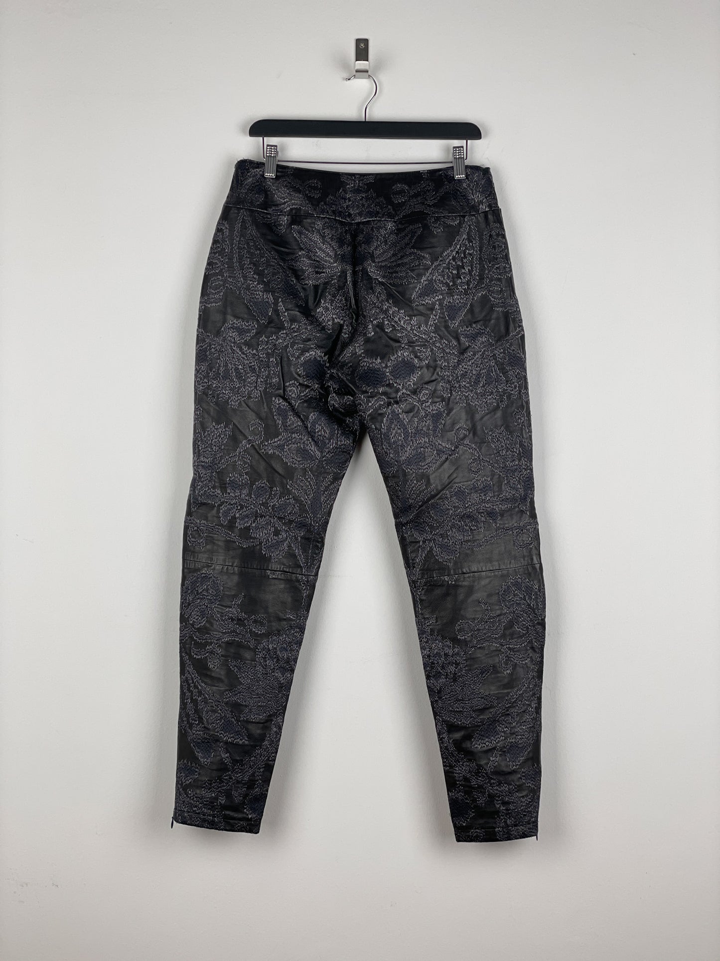 Gucci by Tom Ford SS00 Embroidered Leather Biker Pants