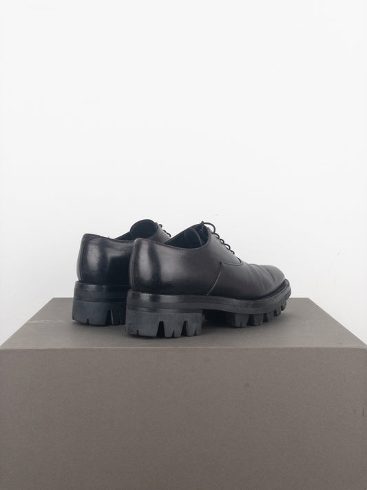 Prada AW13 ‘Monolith’ Lug Sole Platform Derby Shoes