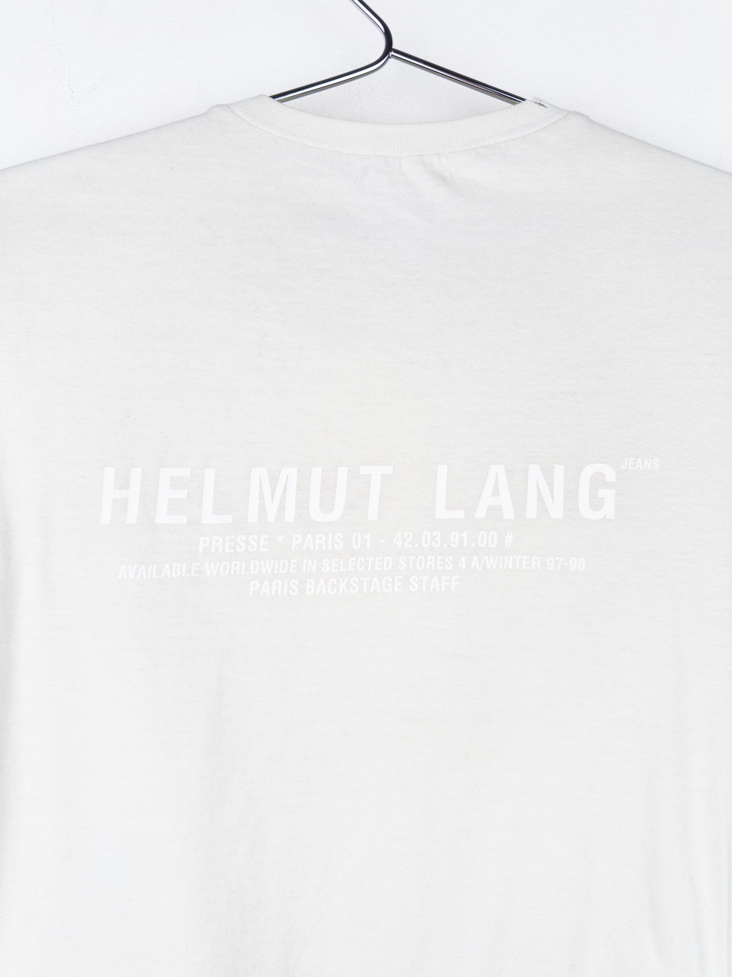 Helmut Lang SS97 Union-Jack Backstage Logo Print Tank Top