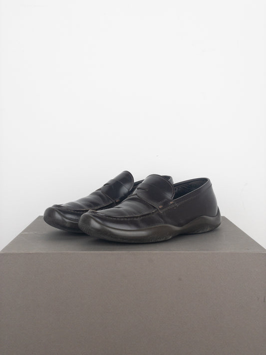 Prada AW99 Vibram Sports Penny Loafers