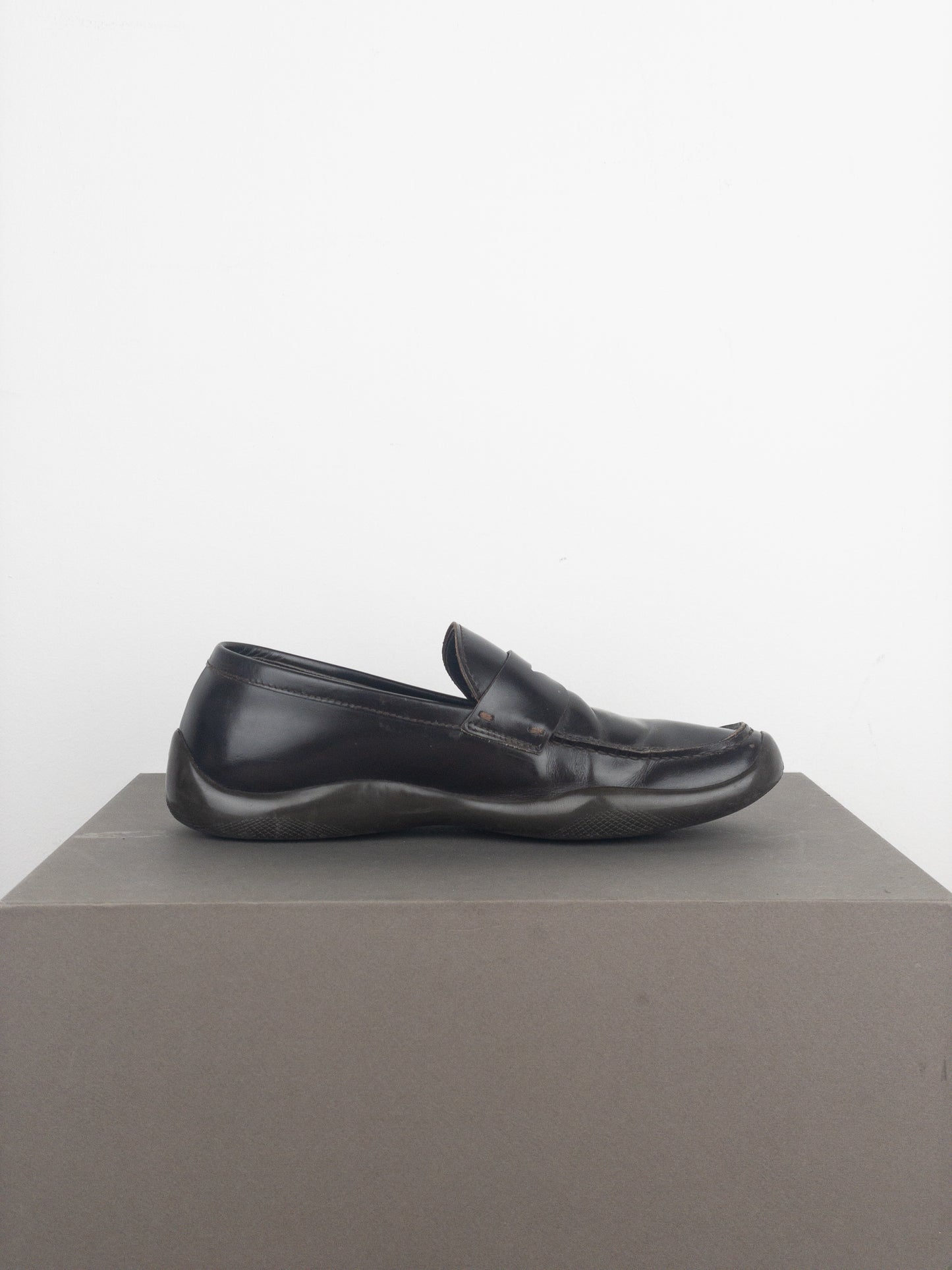 Prada AW99 Vibram Sports Penny Loafers