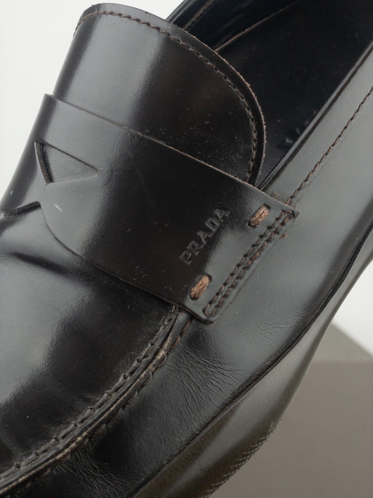 Prada AW99 Vibram Sports Penny Loafers