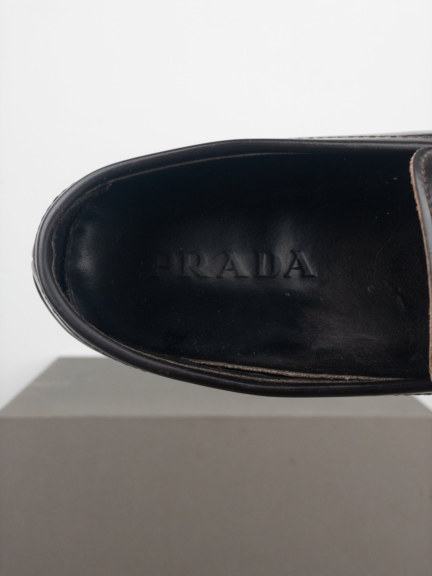 Prada AW99 Vibram Sports Penny Loafers
