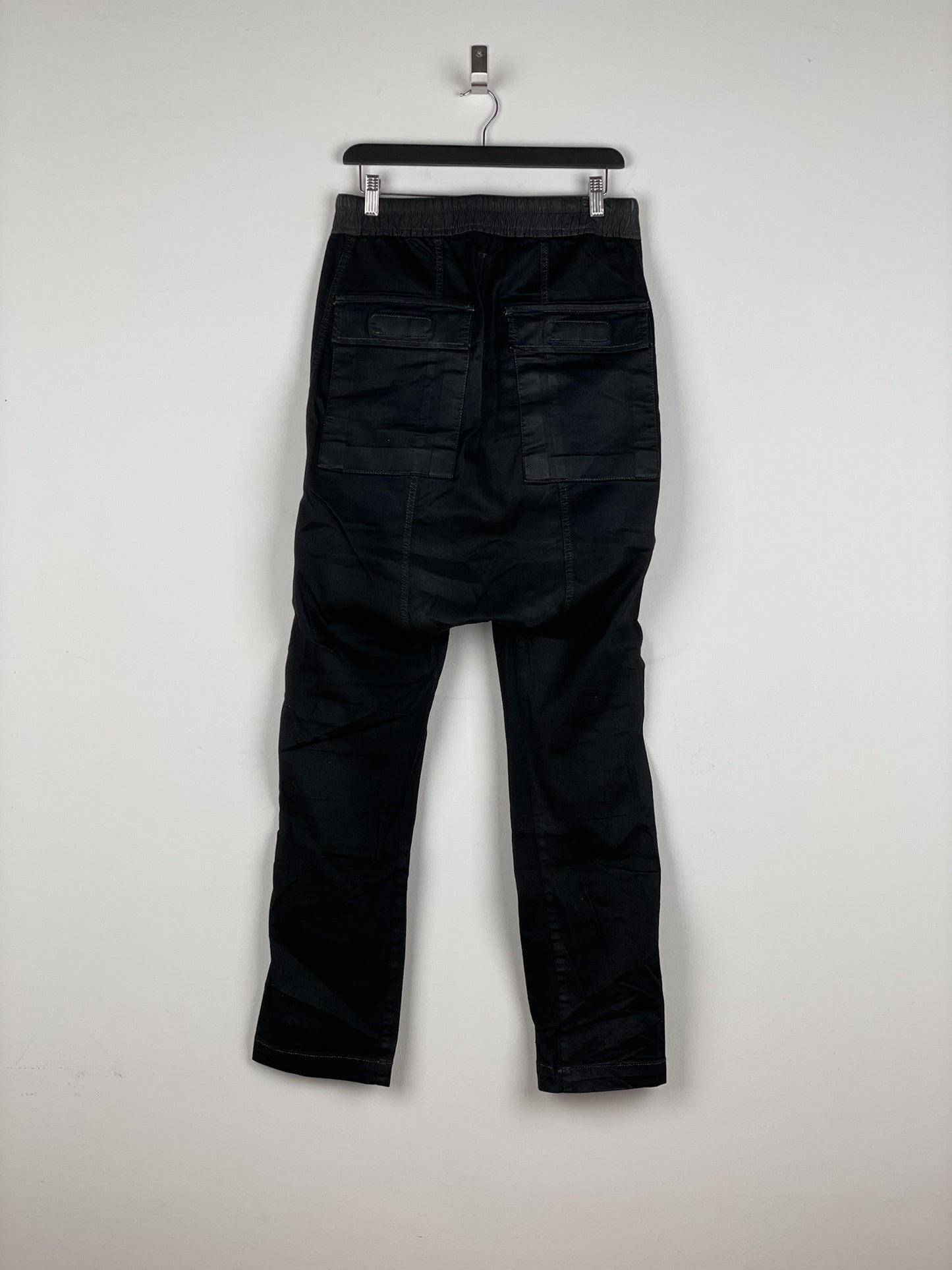 Rick Owens SS14 'Vicious' Coated Dropcrotch Sweatpants