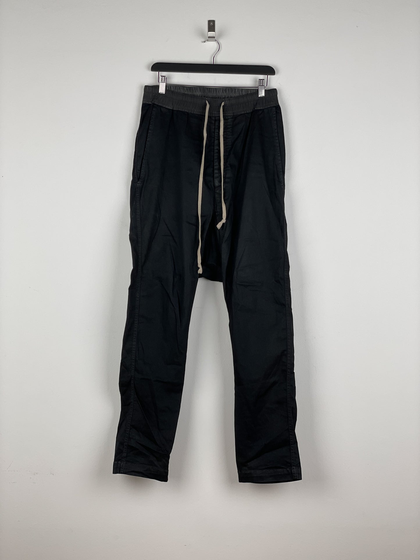 Rick Owens SS14 'Vicious' Coated Dropcrotch Sweatpants