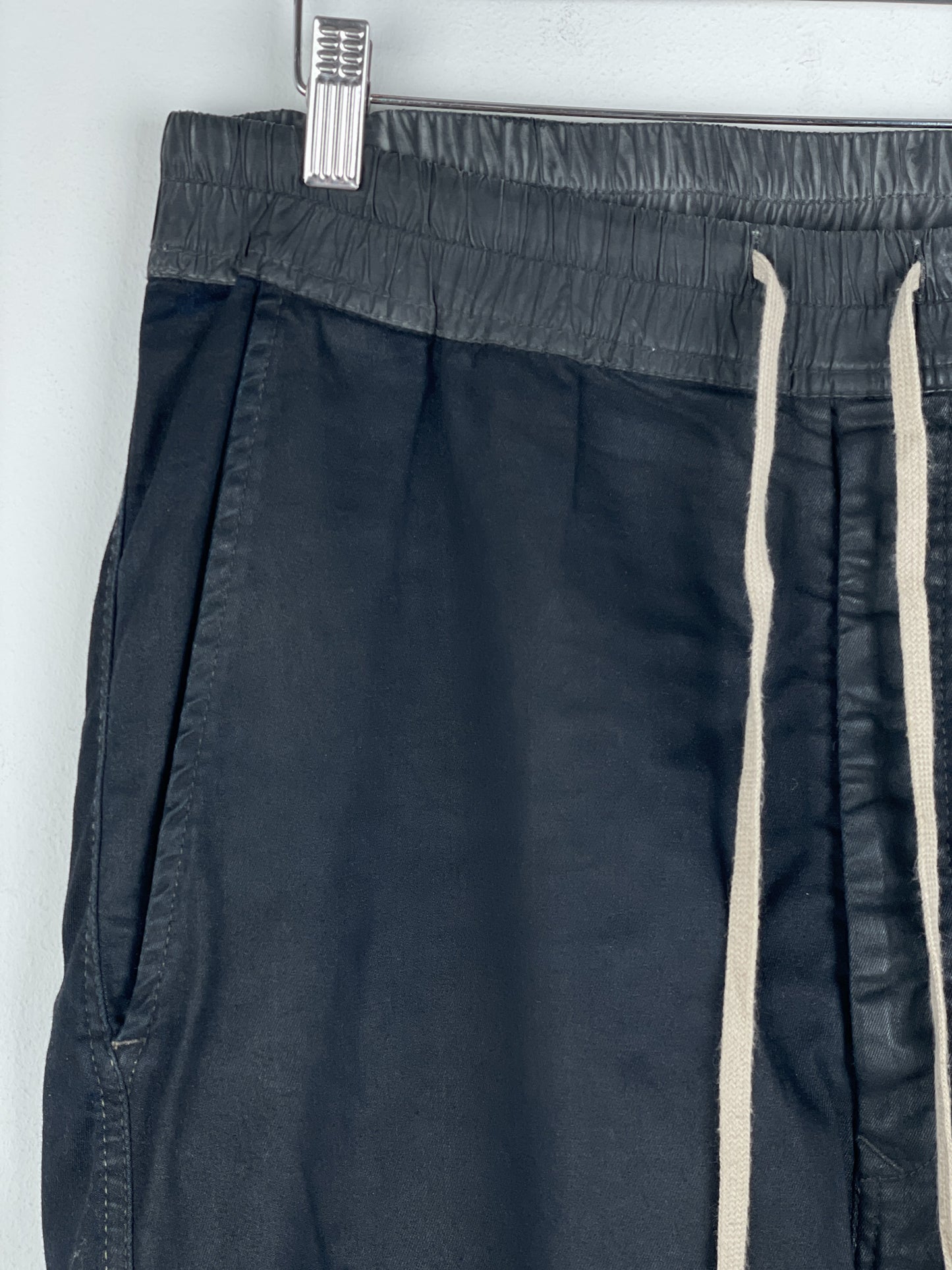 Rick Owens SS14 'Vicious' Coated Dropcrotch Sweatpants