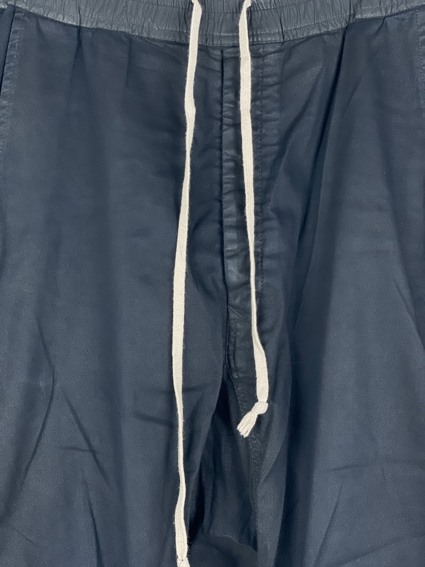 Rick Owens SS14 'Vicious' Coated Dropcrotch Sweatpants