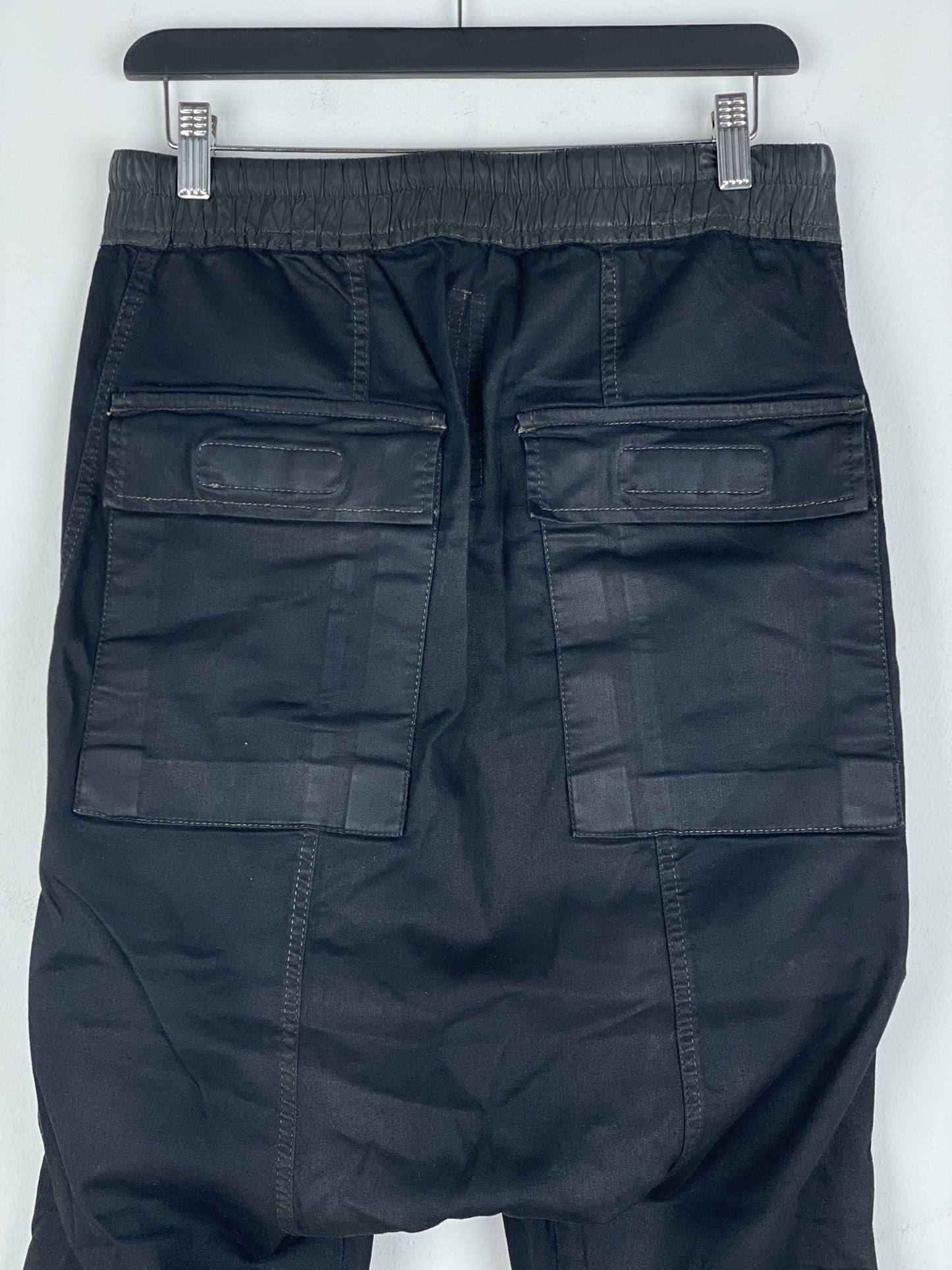 Rick Owens SS14 'Vicious' Coated Dropcrotch Sweatpants
