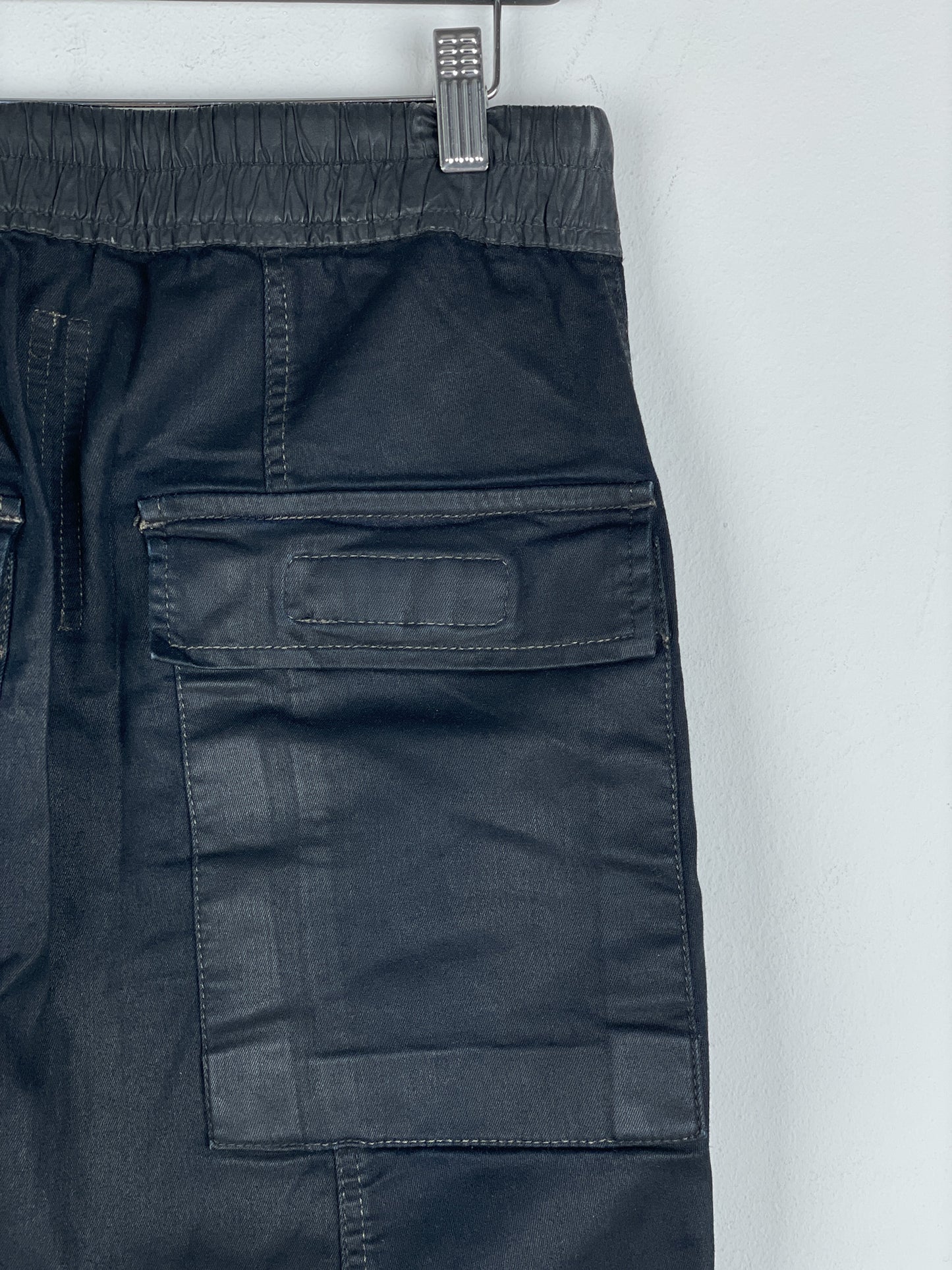 Rick Owens SS14 'Vicious' Coated Dropcrotch Sweatpants