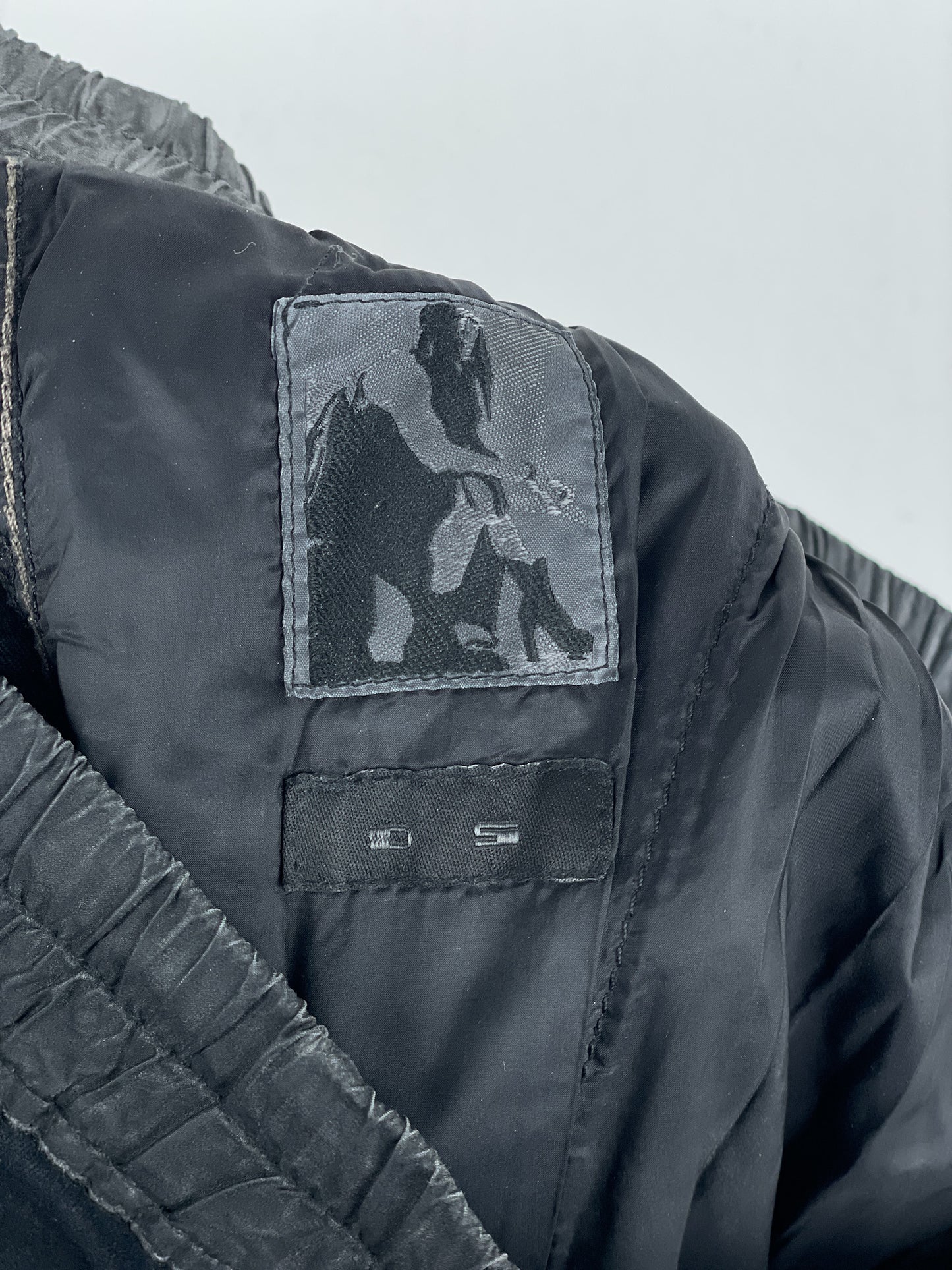 Rick Owens SS14 'Vicious' Coated Dropcrotch Sweatpants