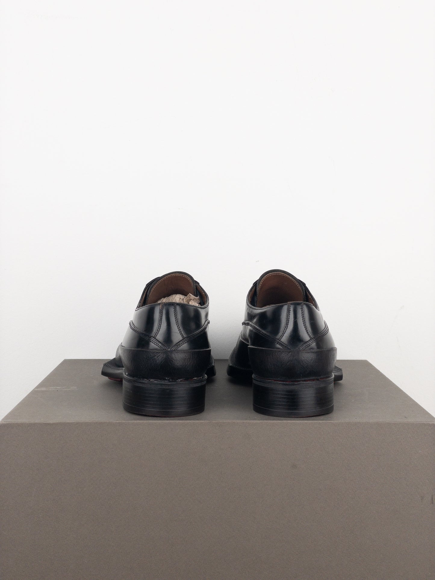 Prada AW12 Rubber Cap Derby Shoes