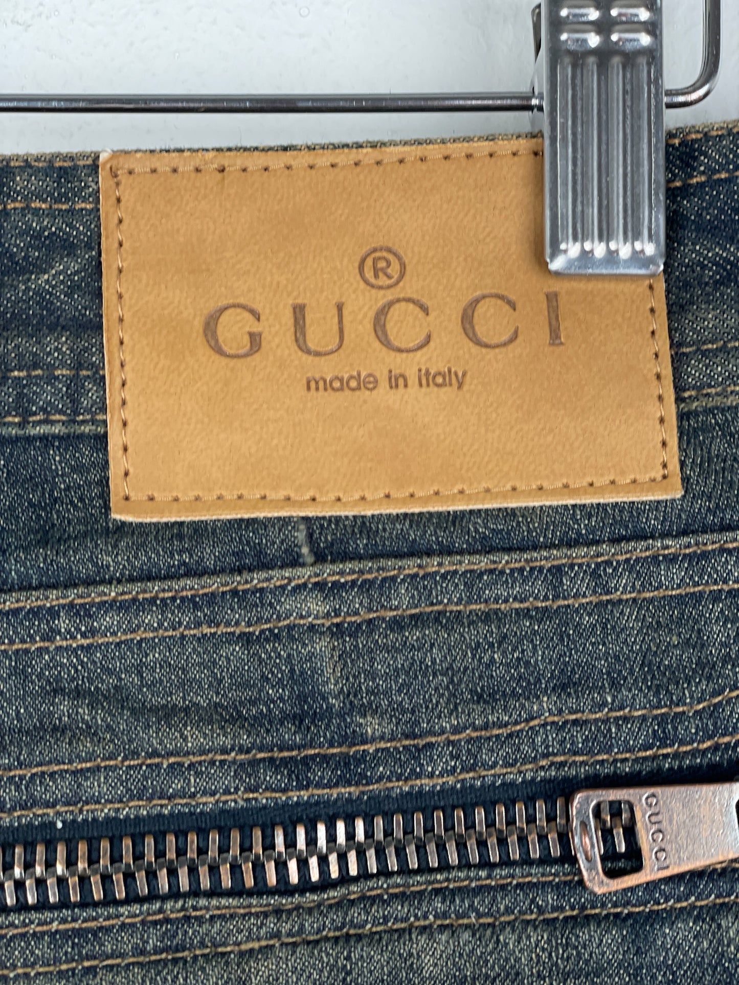 Gucci by Tom Ford SS02 Flared Sanded Bootcut Denim Jeans
