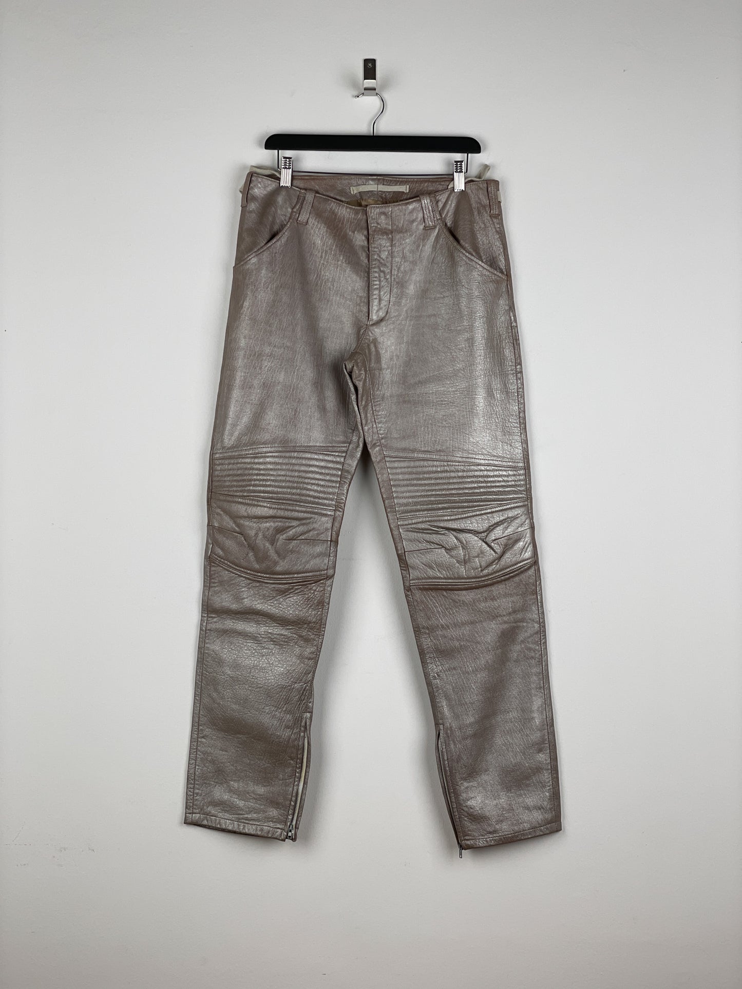 Helmut Lang AW99 Leather Astro Biker Pants