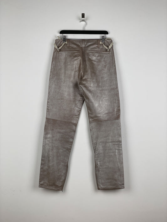 Helmut Lang AW99 Leather Astro Biker Pants