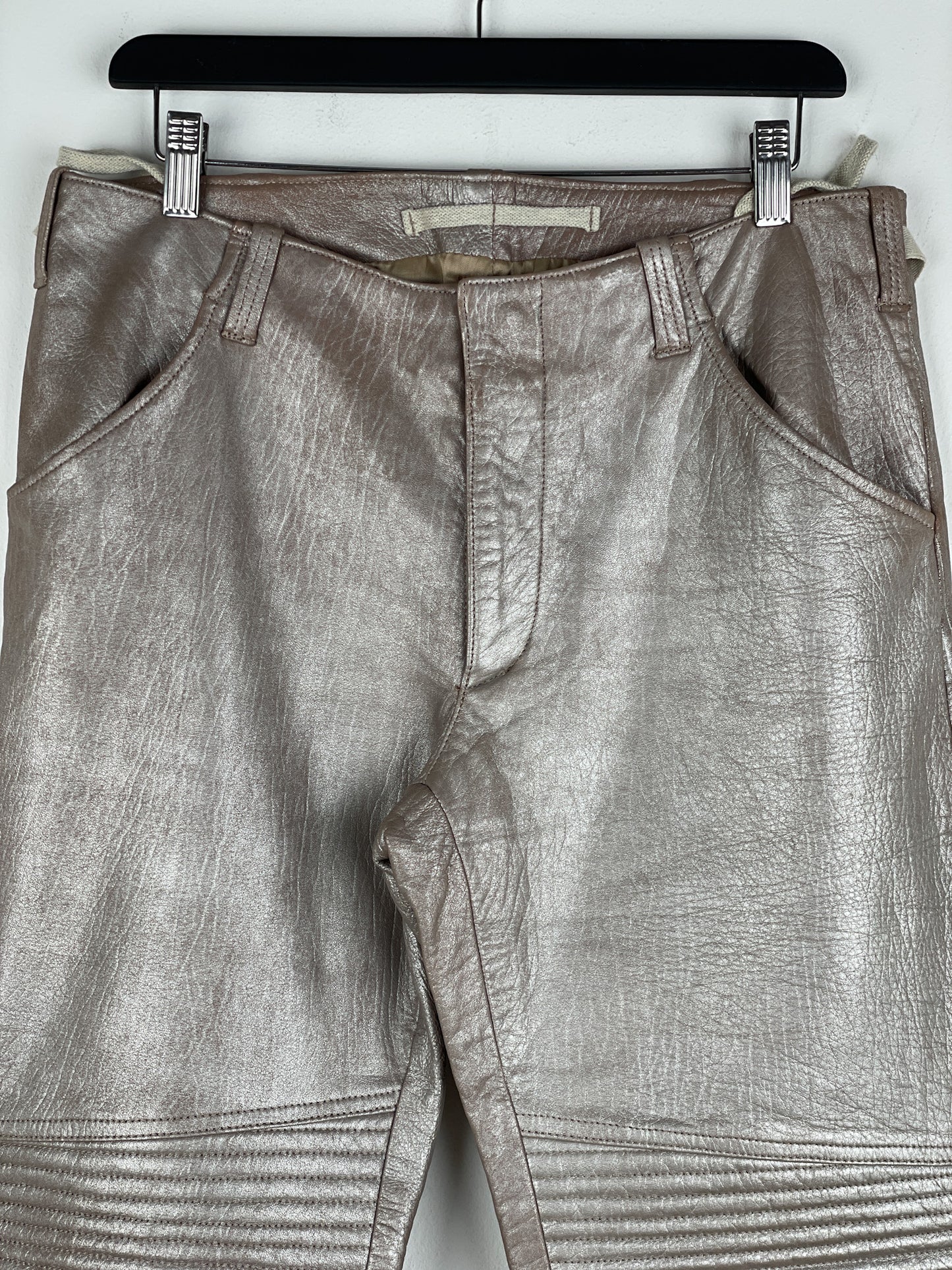 Helmut Lang AW99 Leather Astro Biker Pants