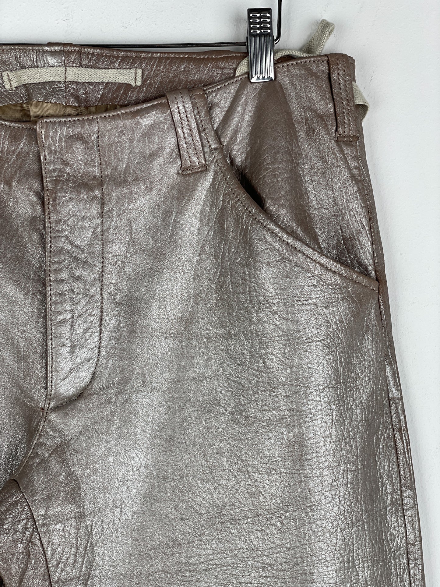Helmut Lang AW99 Leather Astro Biker Pants