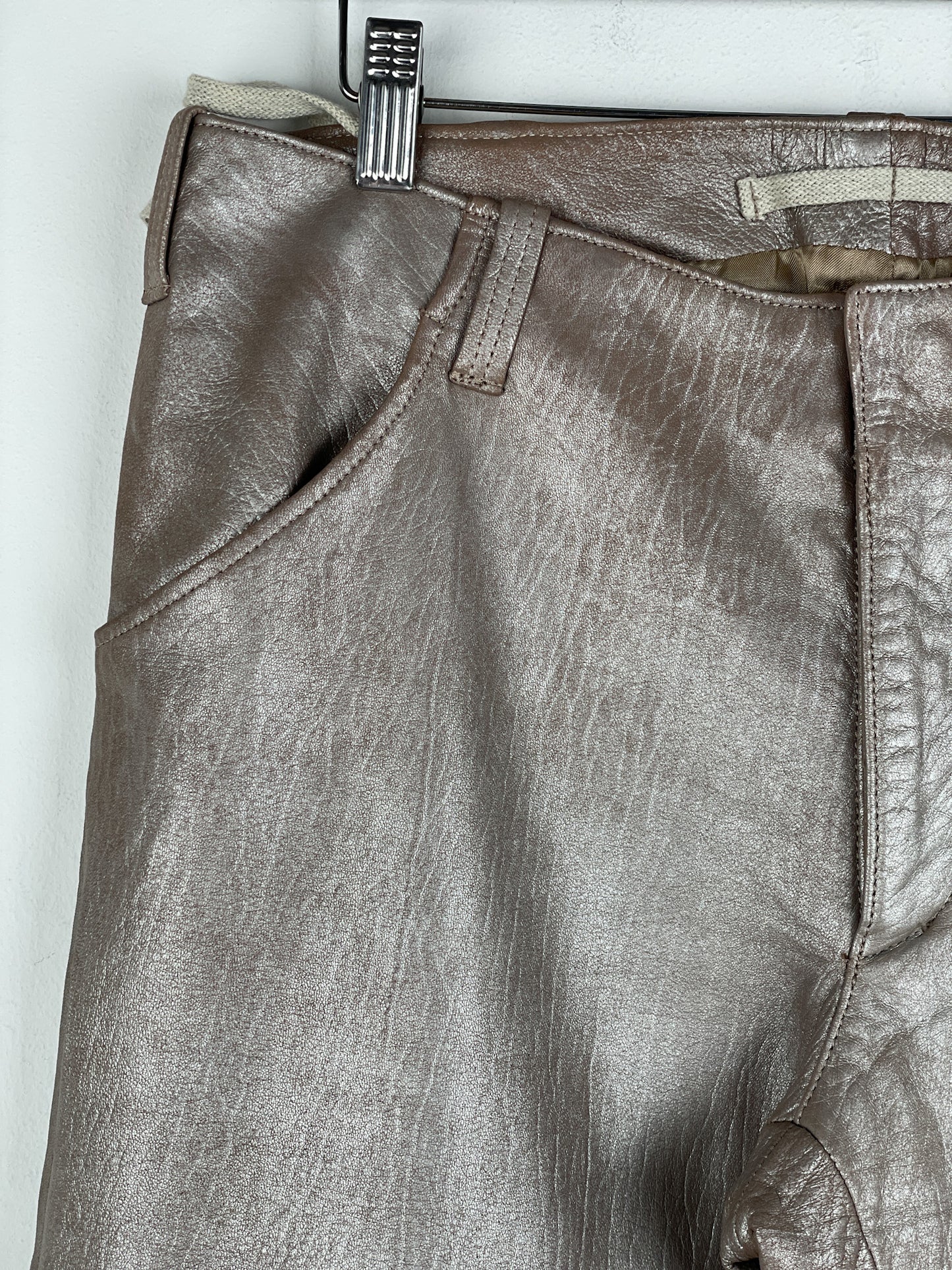 Helmut Lang AW99 Leather Astro Biker Pants
