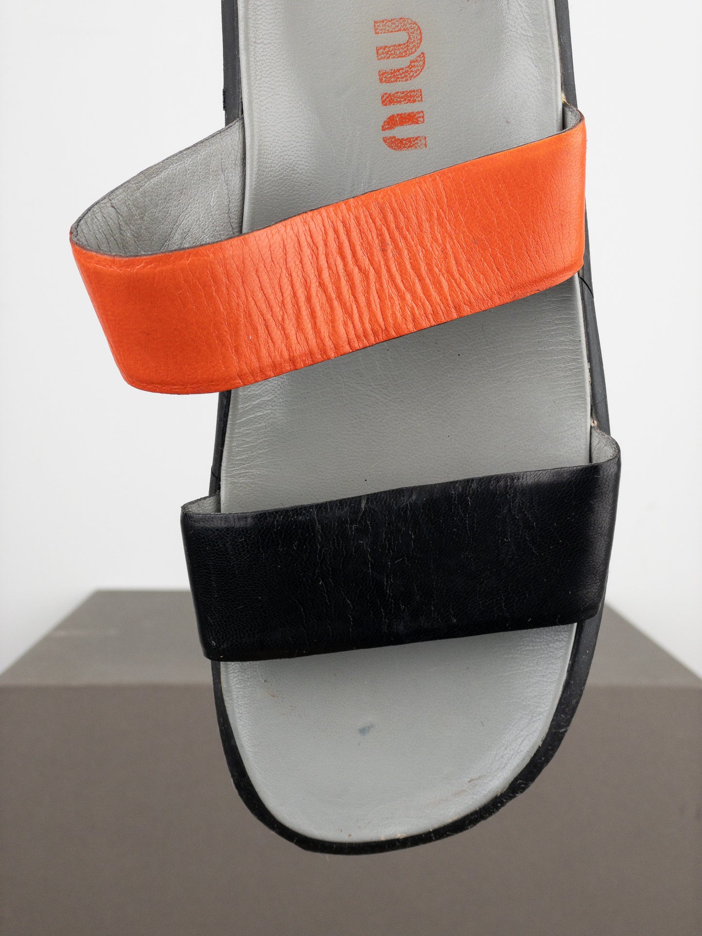 Miu Miu SS99 Bubble Sole Cleat Sandal Slides