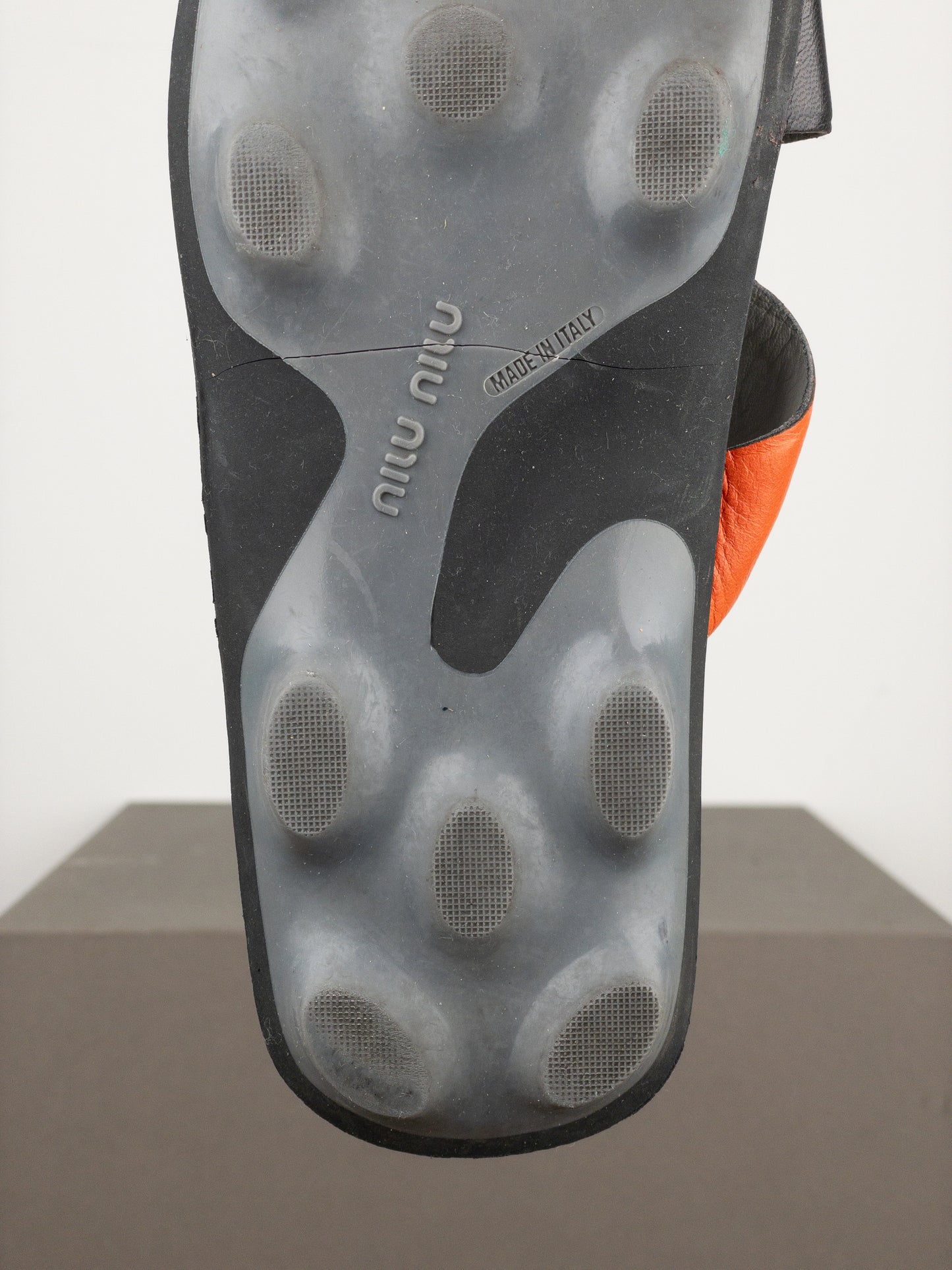 Miu Miu SS99 Bubble Sole Cleat Sandal Slides