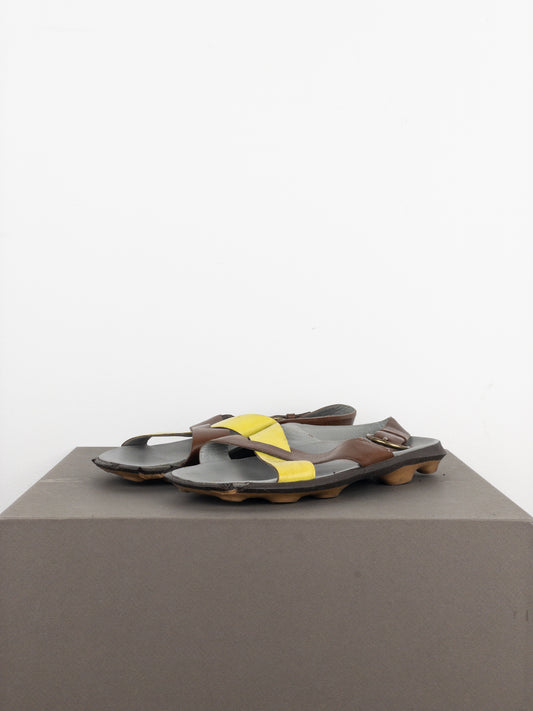 Miu Miu SS99 Bubble Sole Cleat Sandal Slides