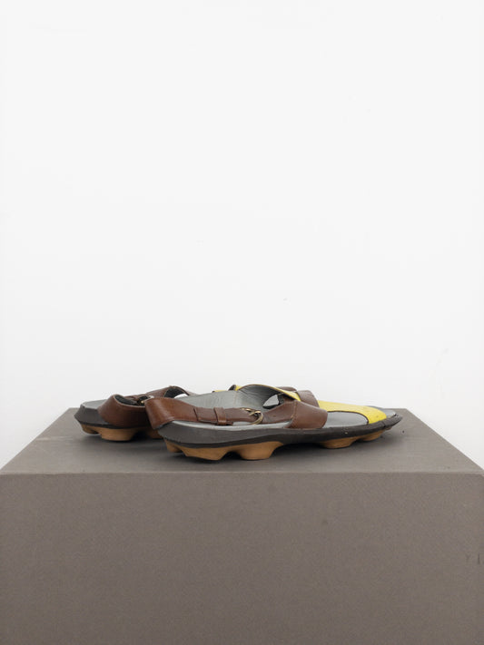 Miu Miu SS99 Bubble Sole Cleat Sandal Slides