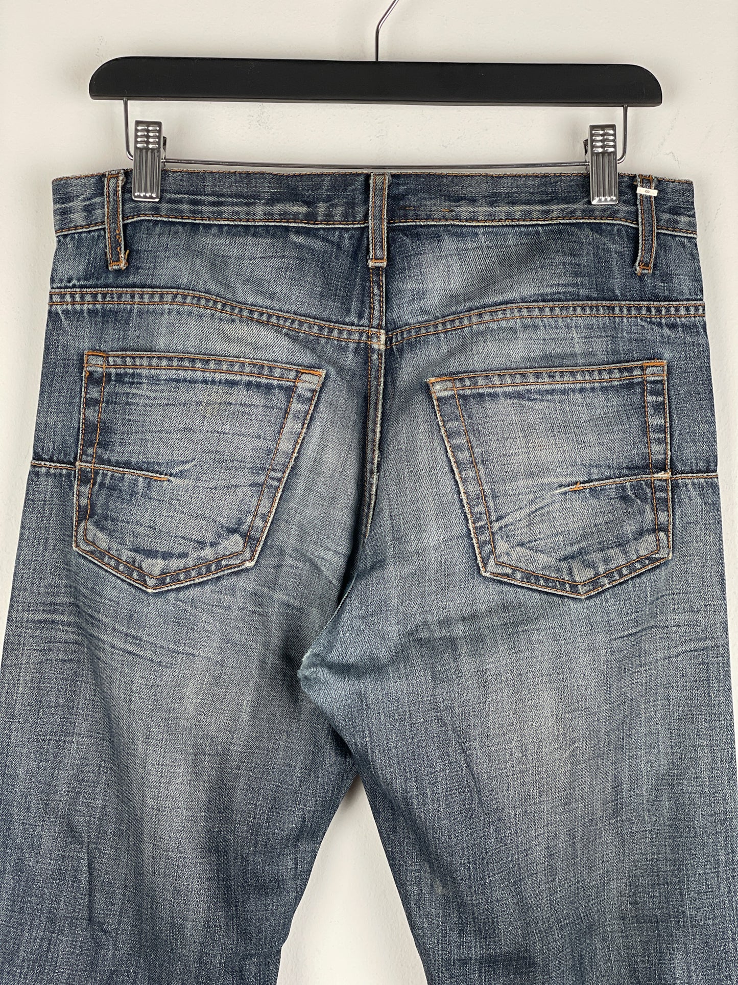 Dior Homme Distressed Washed Denim Jeans