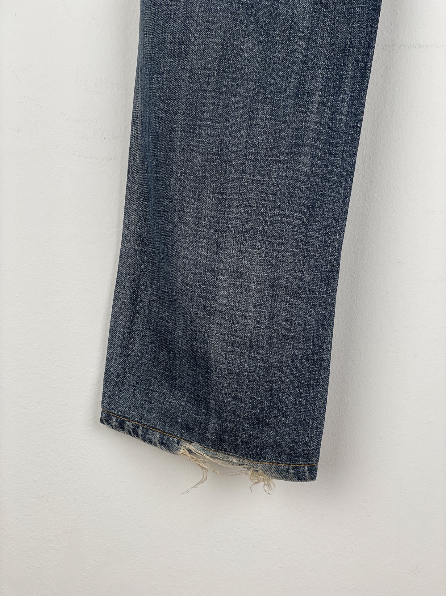 Dior Homme Distressed Washed Denim Jeans