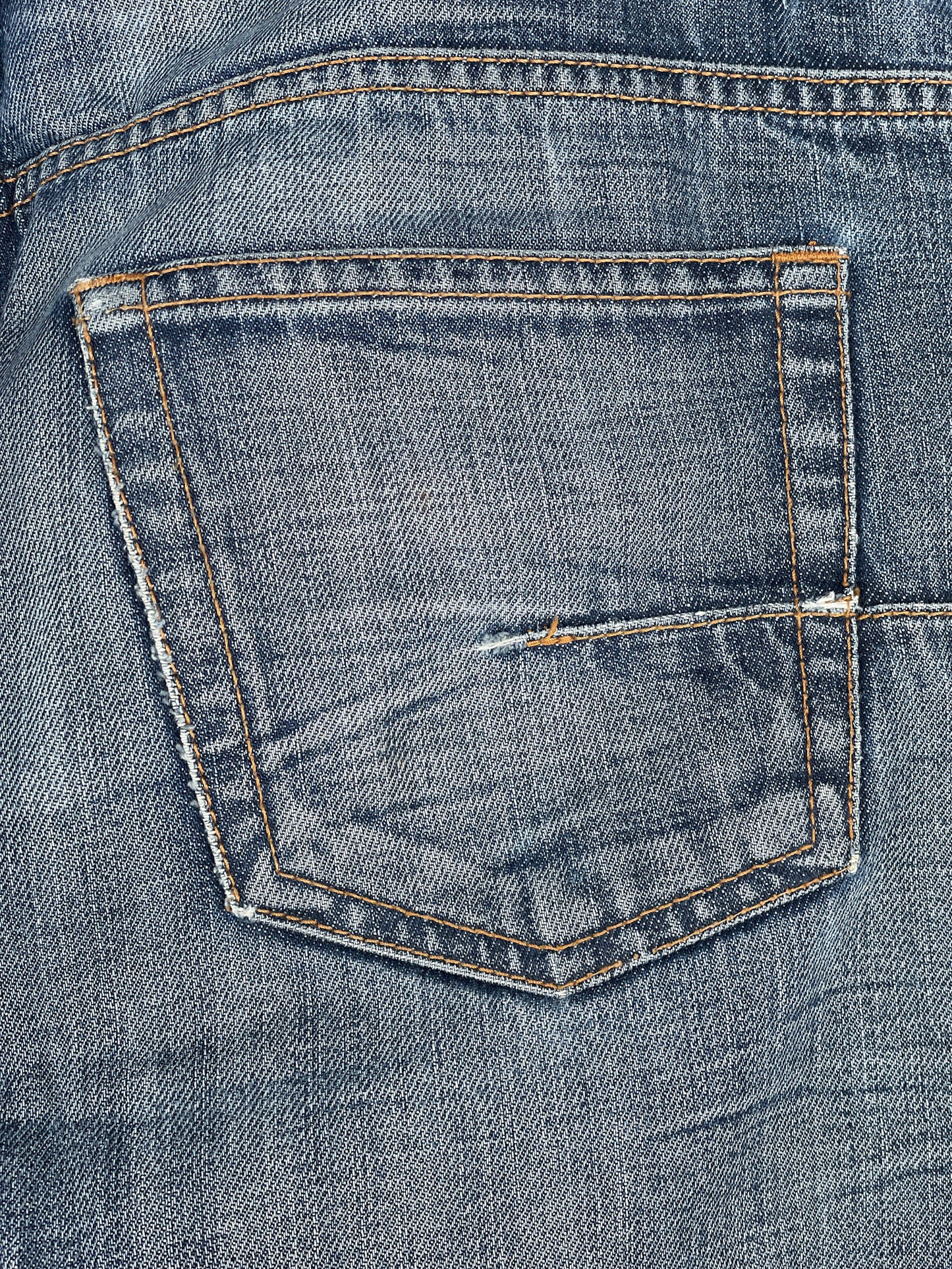 Dior Homme Distressed Washed Denim Jeans