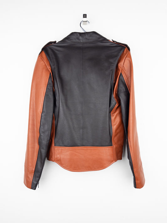 Maison Margiela 2000s Perfecto Panel Leather Biker Jacket