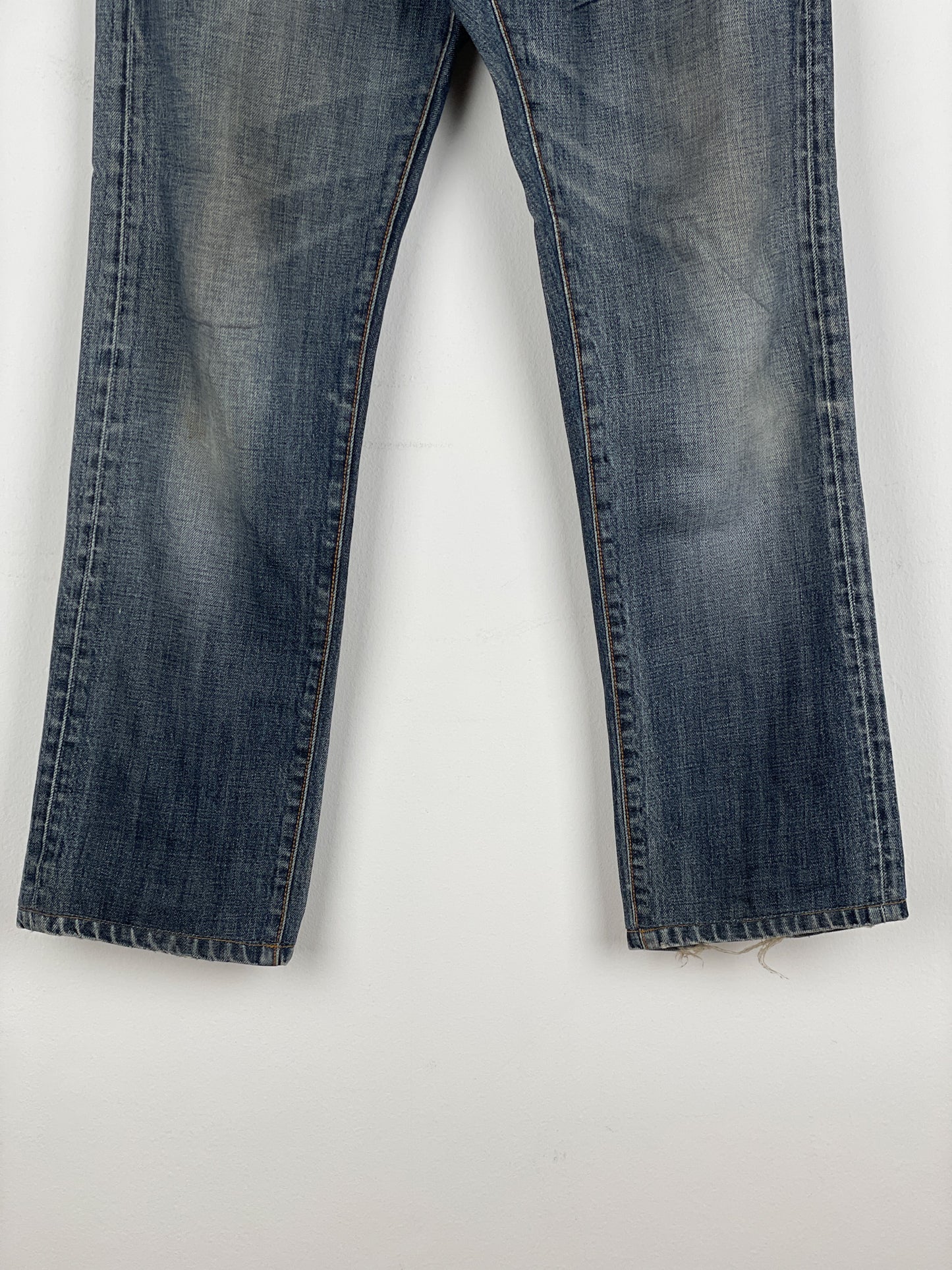 Dior Homme Distressed Washed Denim Jeans