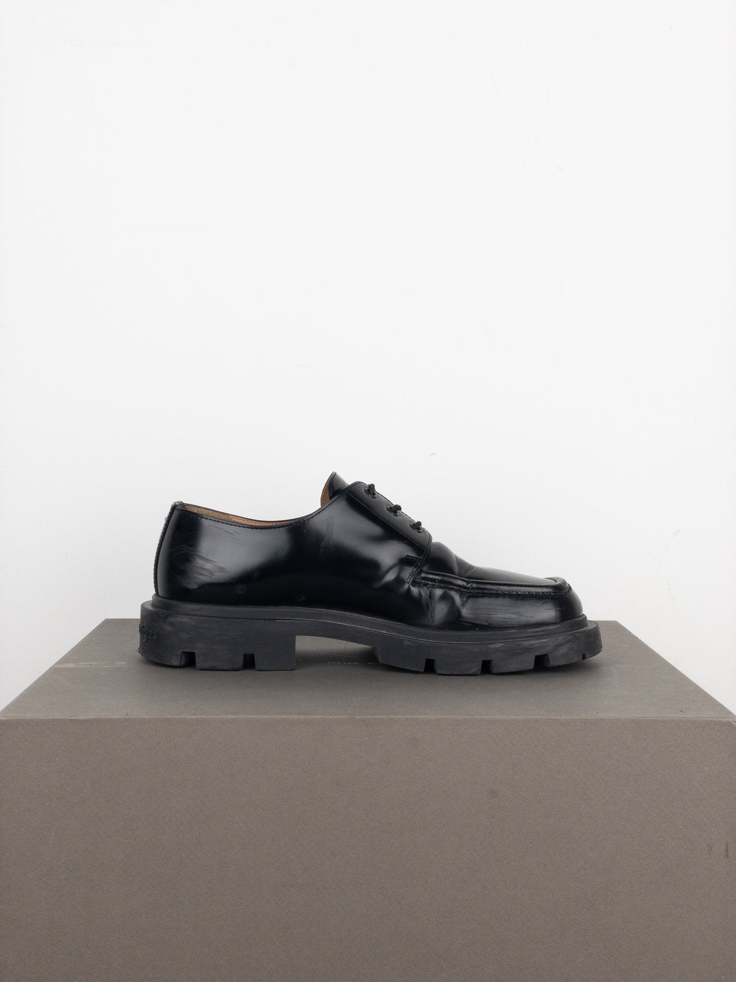 Maison Margiela Square Toe Lugsole ‘Ivy’ Derby Shoes