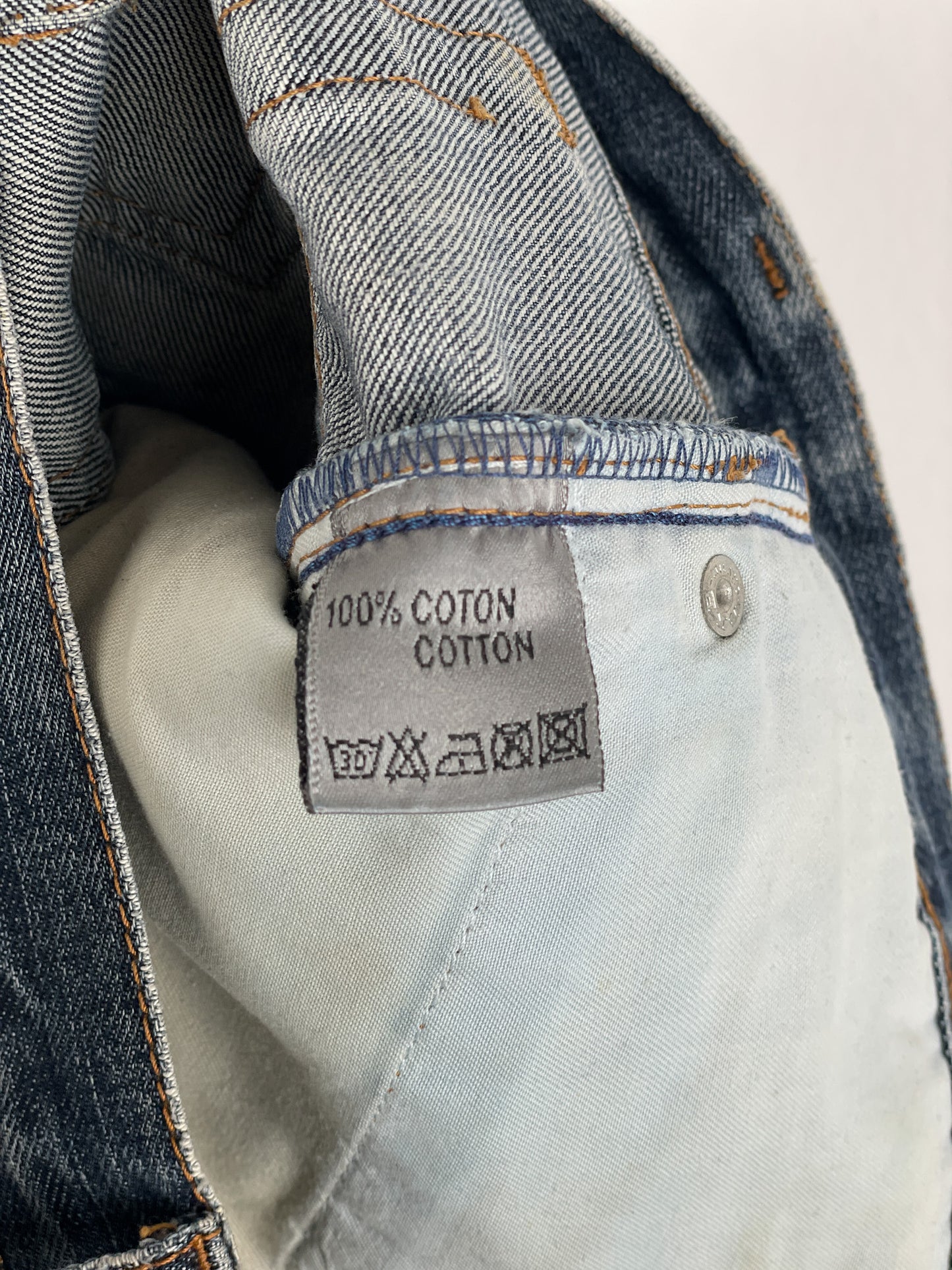 Dior Homme Distressed Washed Denim Jeans