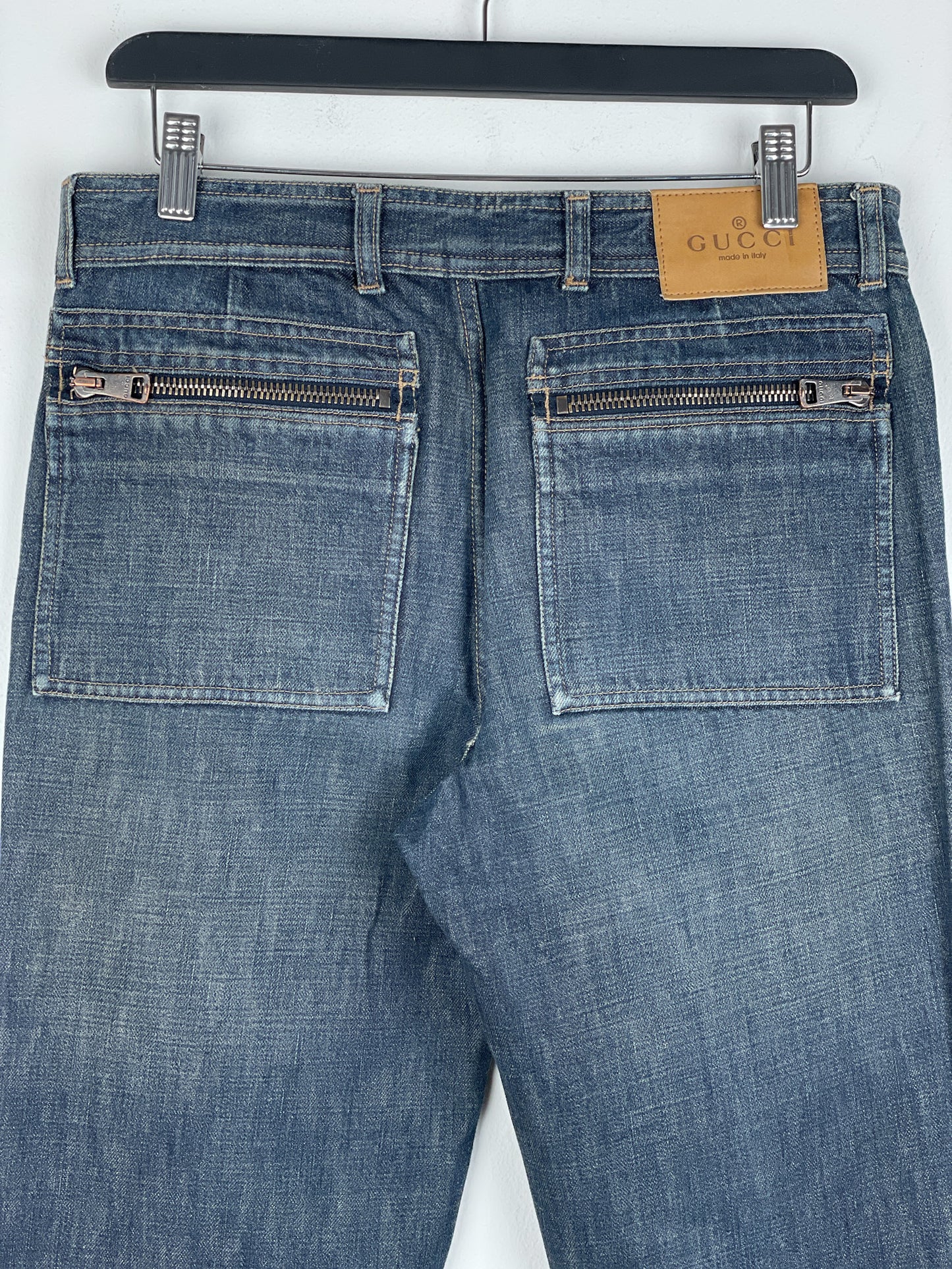 Gucci by Tom Ford SS02 Flared Sanded Bootcut Denim Jeans