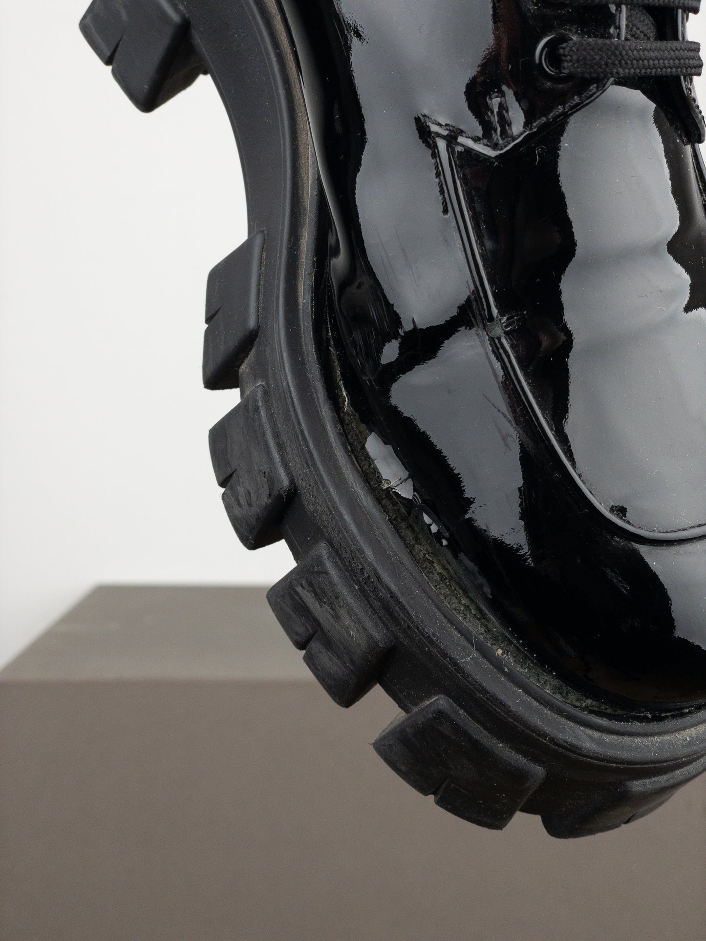 Prada ‘Monolith’ Lug Sole Platform Derby Shoes