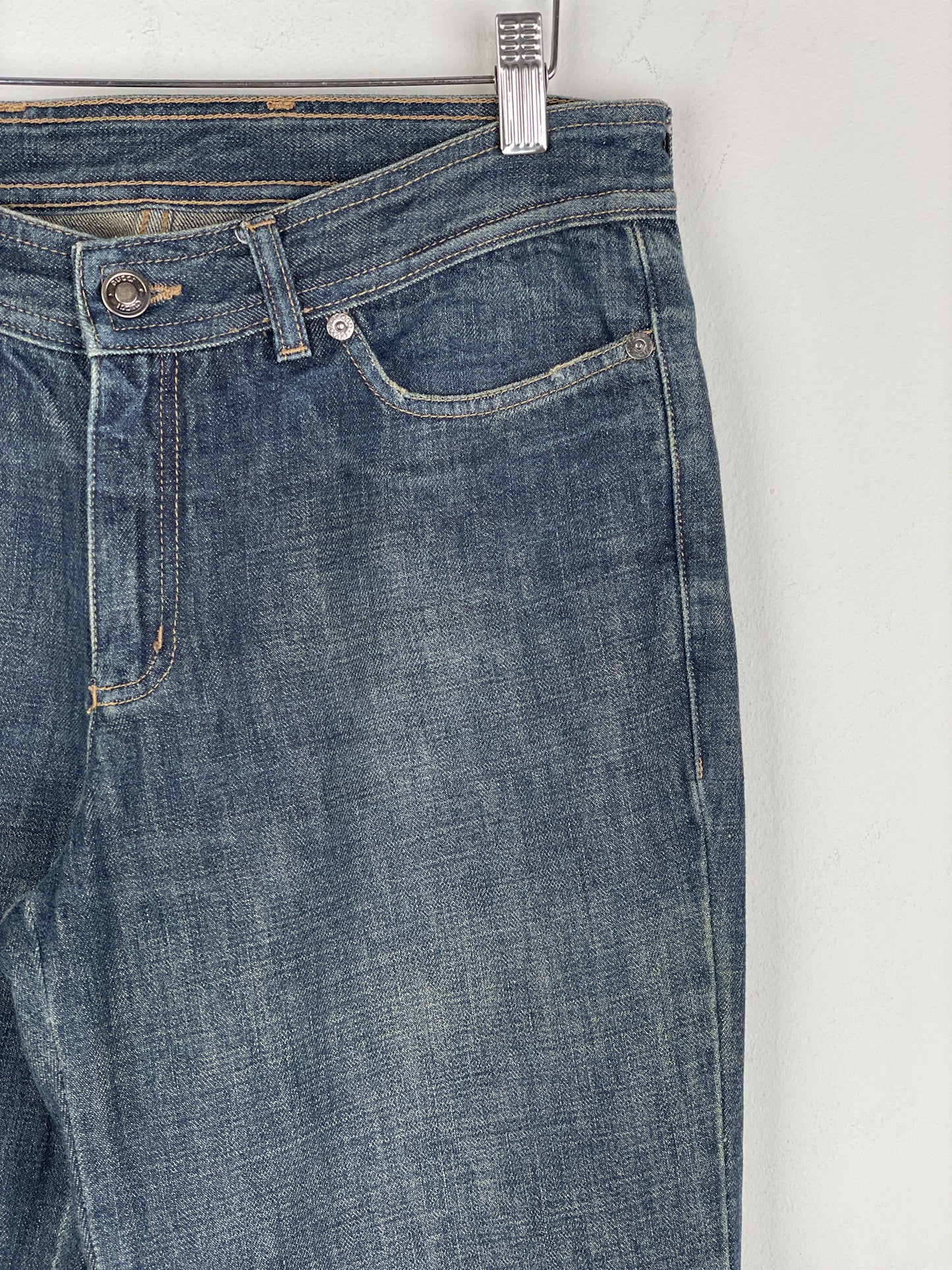 Gucci by Tom Ford SS02 Flared Sanded Bootcut Denim Jeans