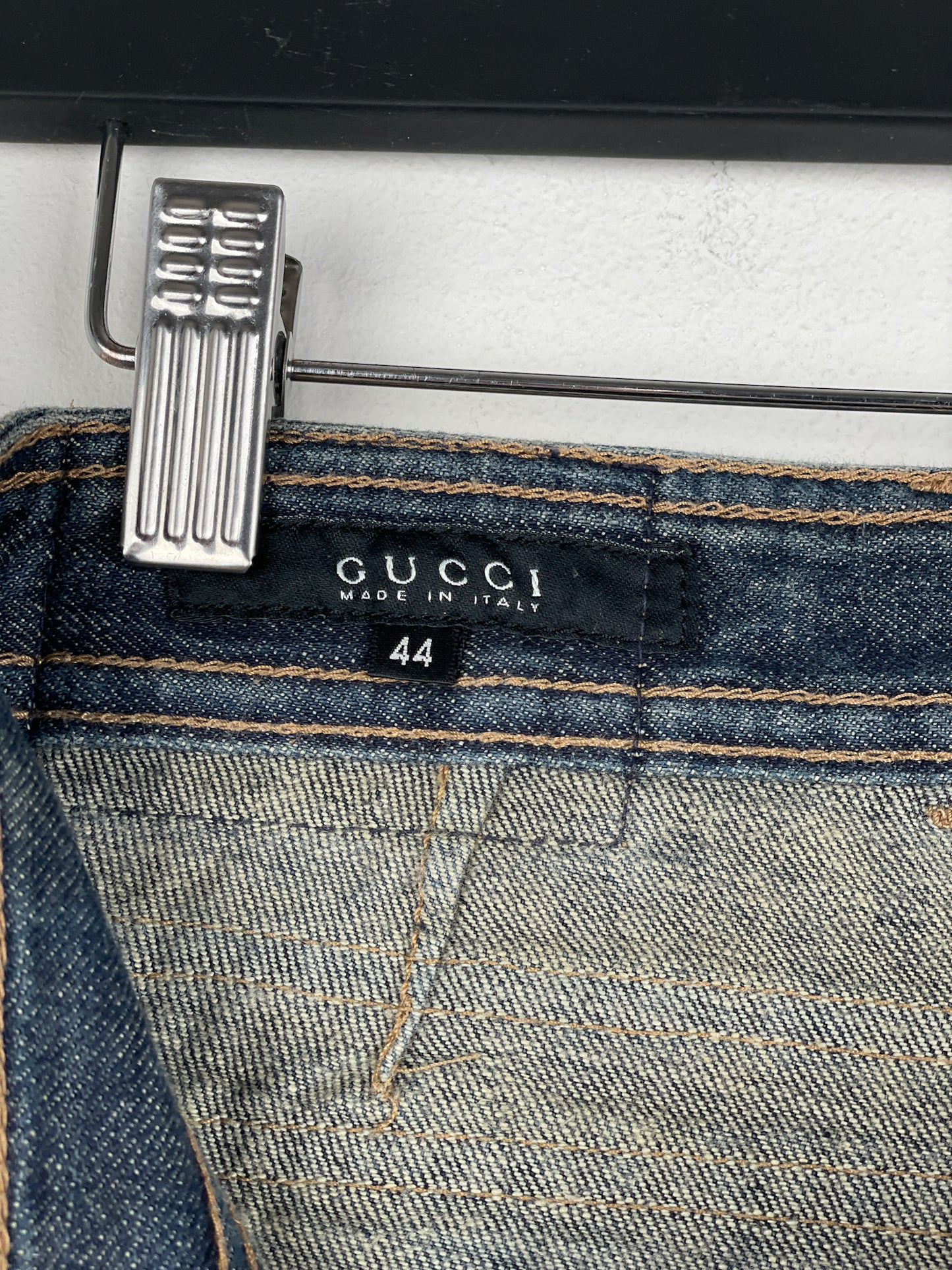 Gucci by Tom Ford SS02 Flared Sanded Bootcut Denim Jeans