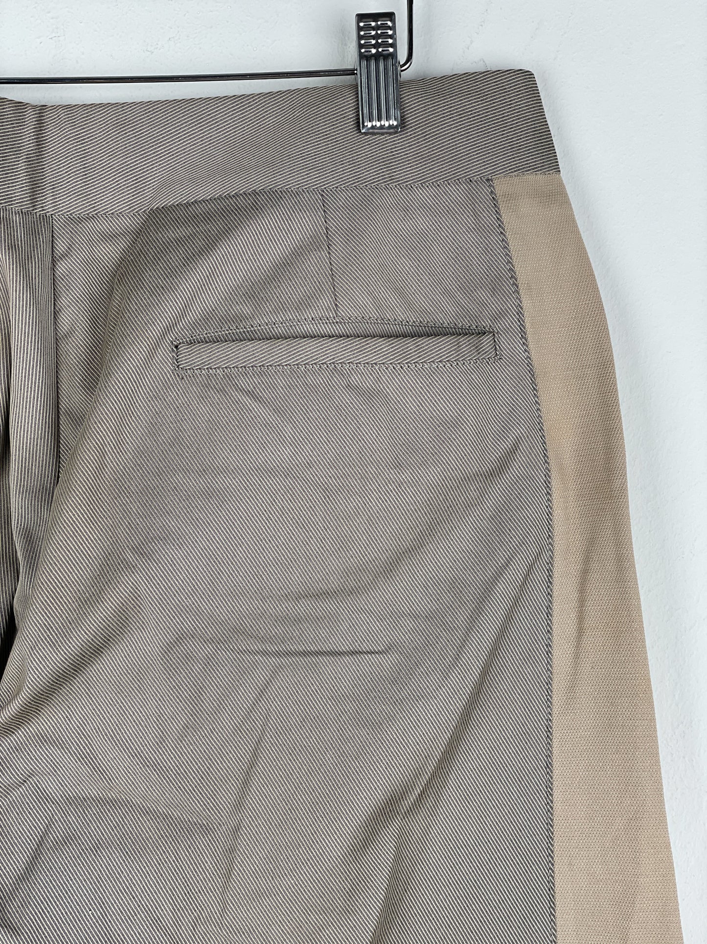 Maison Margiela SS05 Leather-Panel Moto Biker Pants