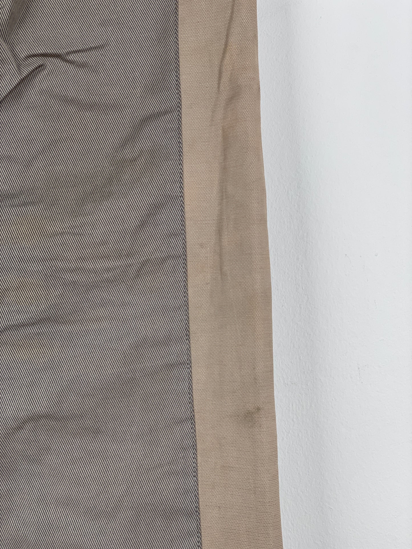 Maison Margiela SS05 Leather-Panel Moto Biker Pants