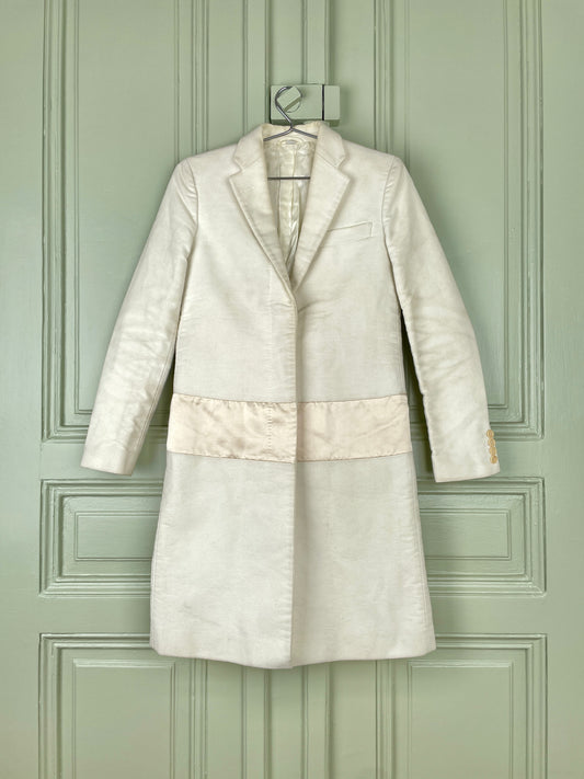 Helmut Lang AW02 Stripe Moleskin Coat