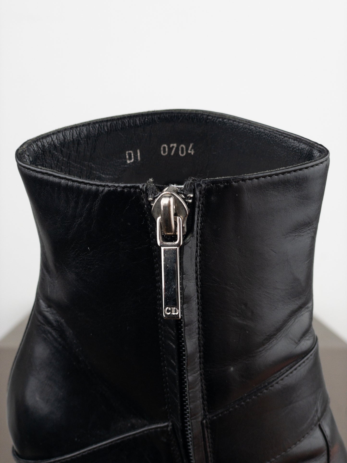 Dior by Galliano 2000s ‘Diva’ Buckle Ankle Heel Boots