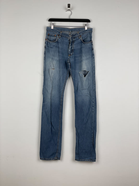 Helmut Lang AW98 Distressed Denim Jeans