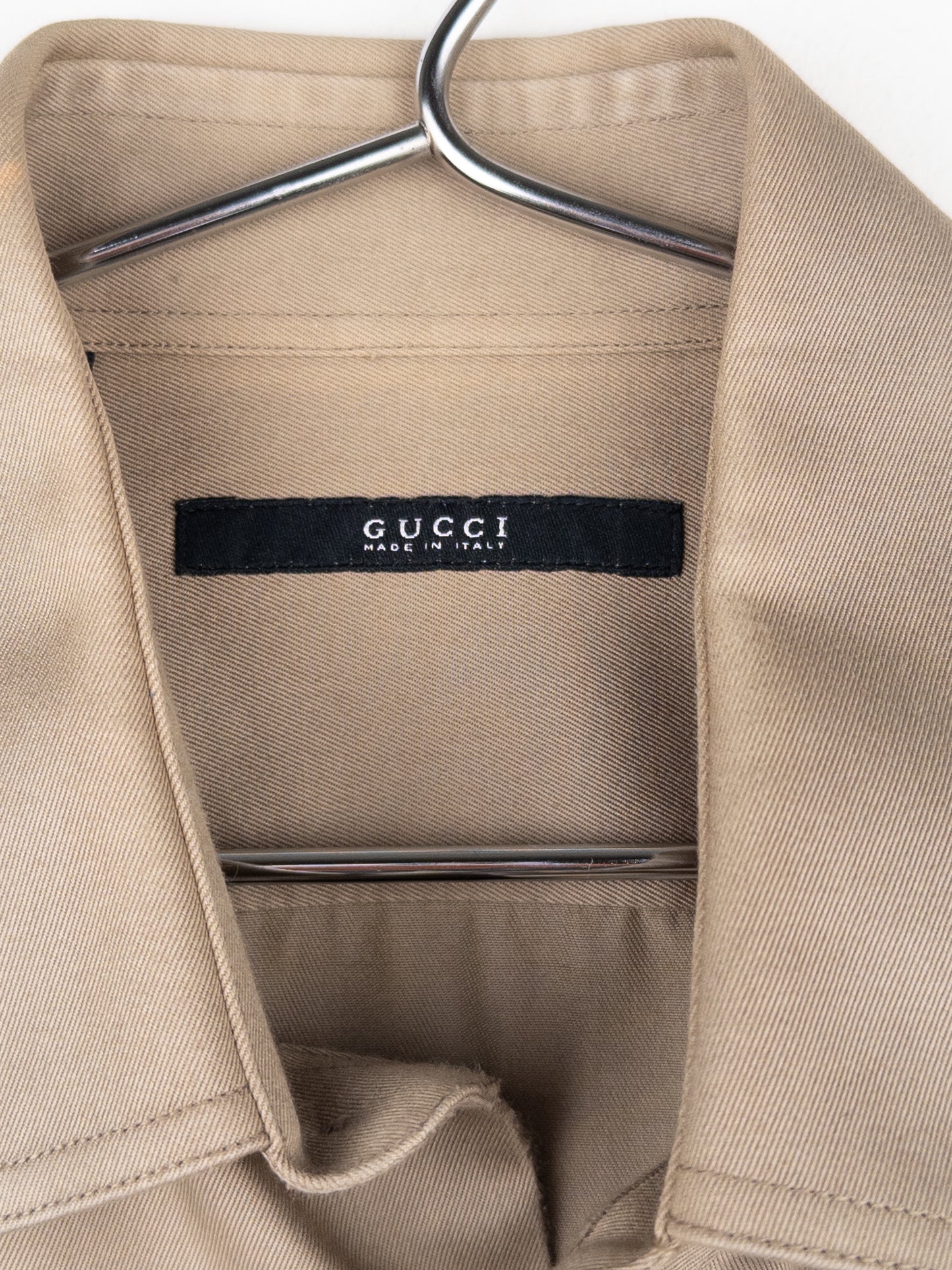 Gucci by Tom Ford SS99 Bondage Cargo Safari Military Button-Up Shirt