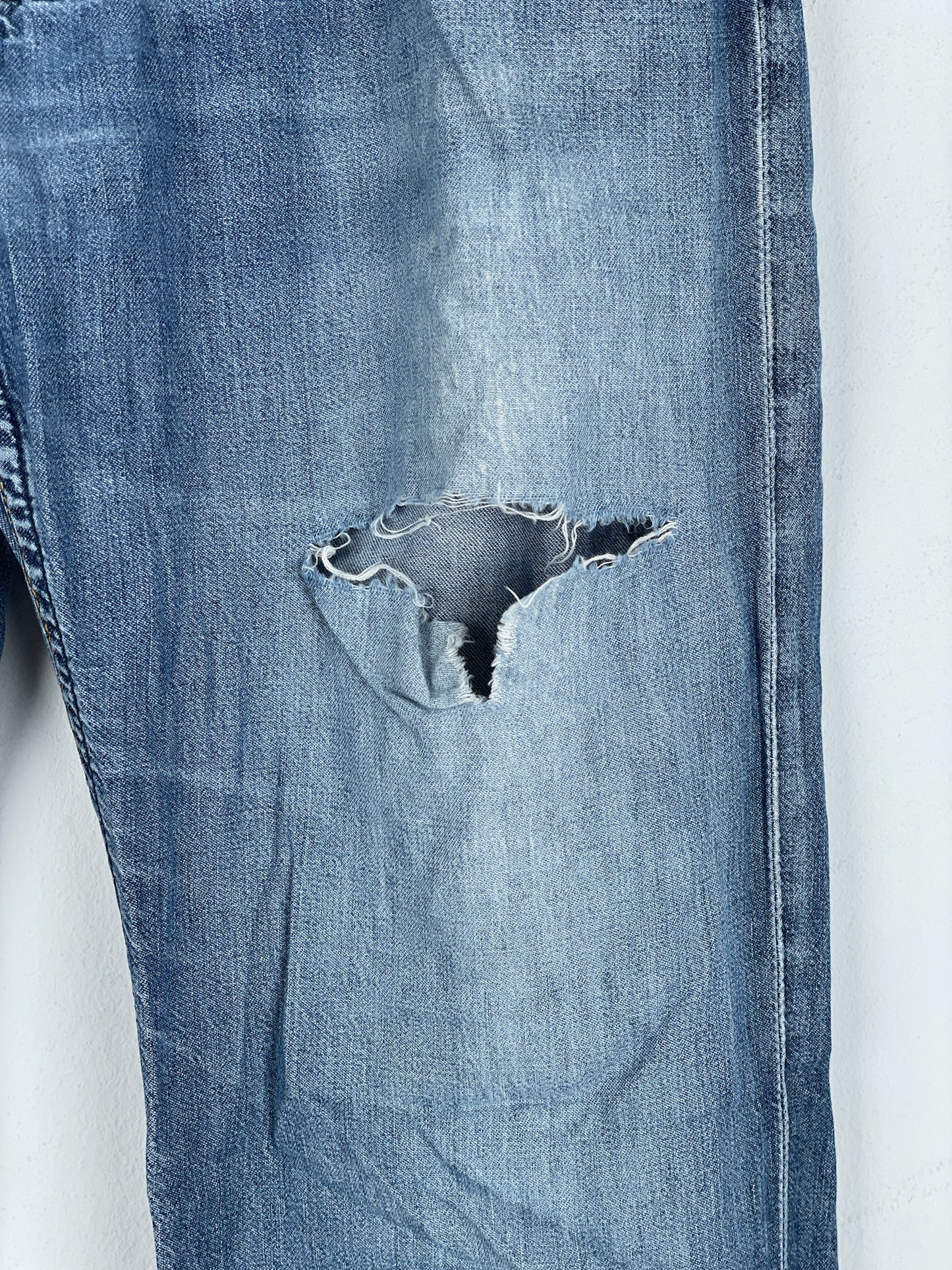Helmut Lang AW98 Distressed Denim Jeans