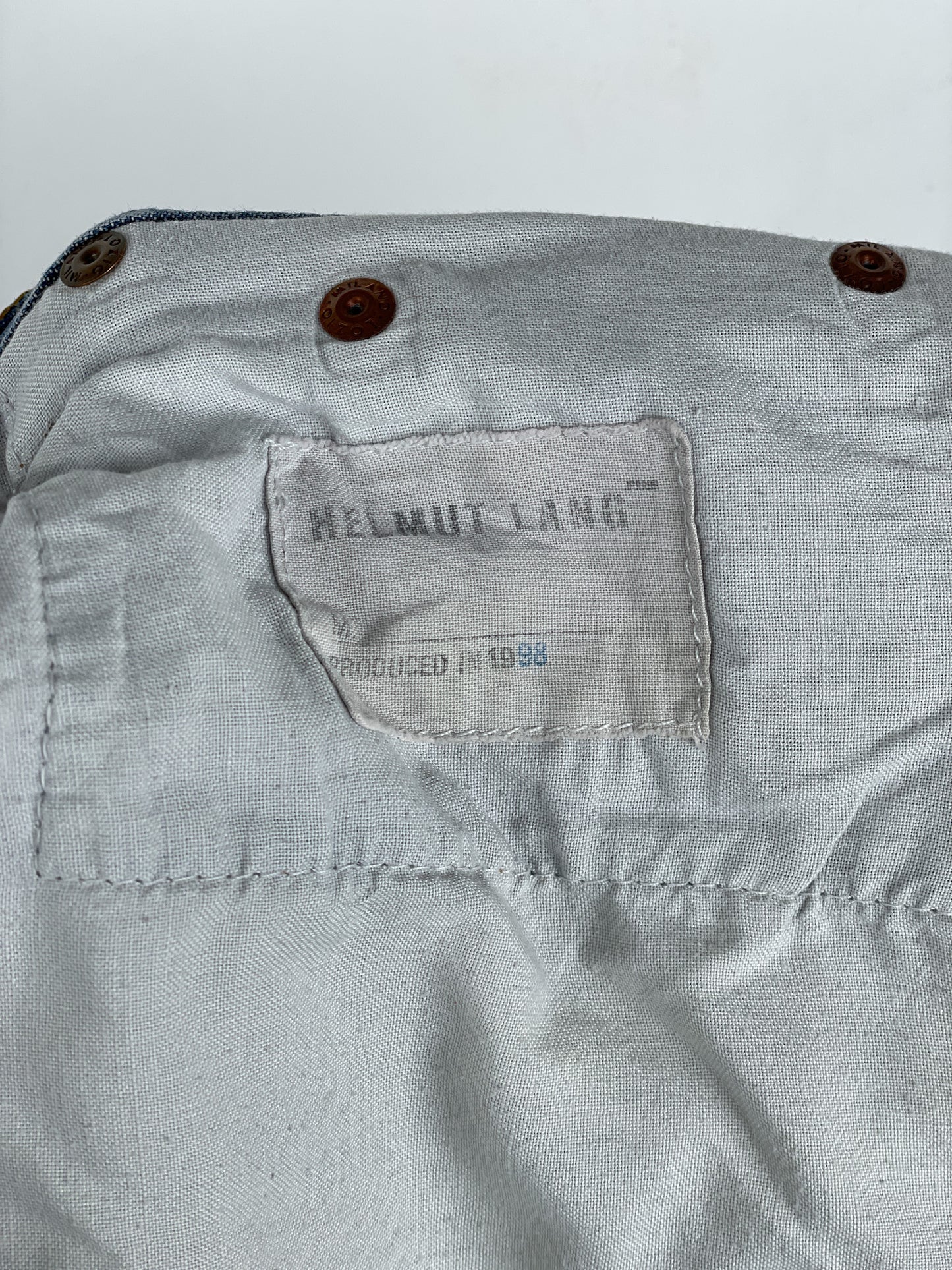 Helmut Lang AW98 Distressed Denim Jeans