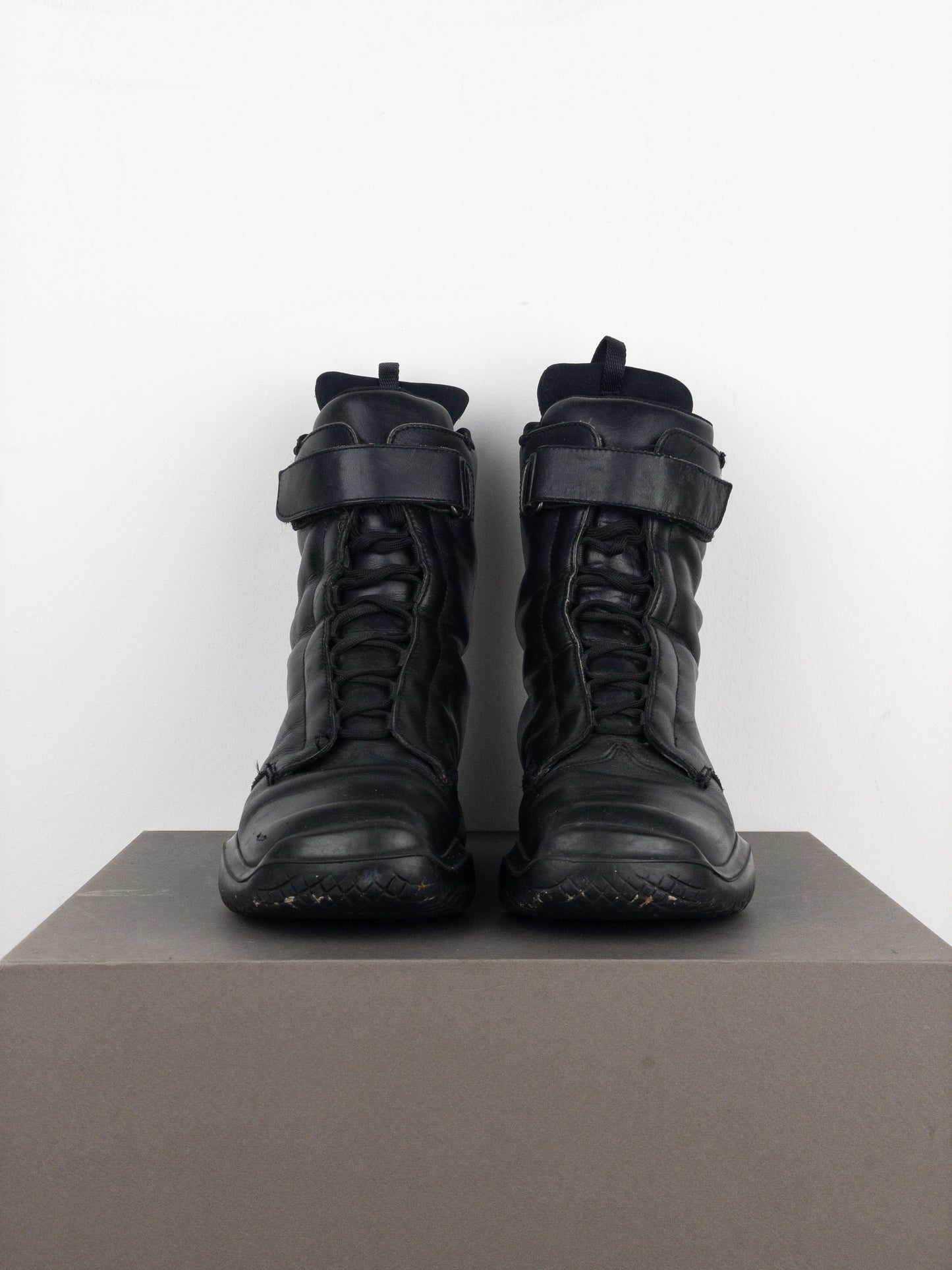 Prada AW99 Square Toe Vibram Combat Boots