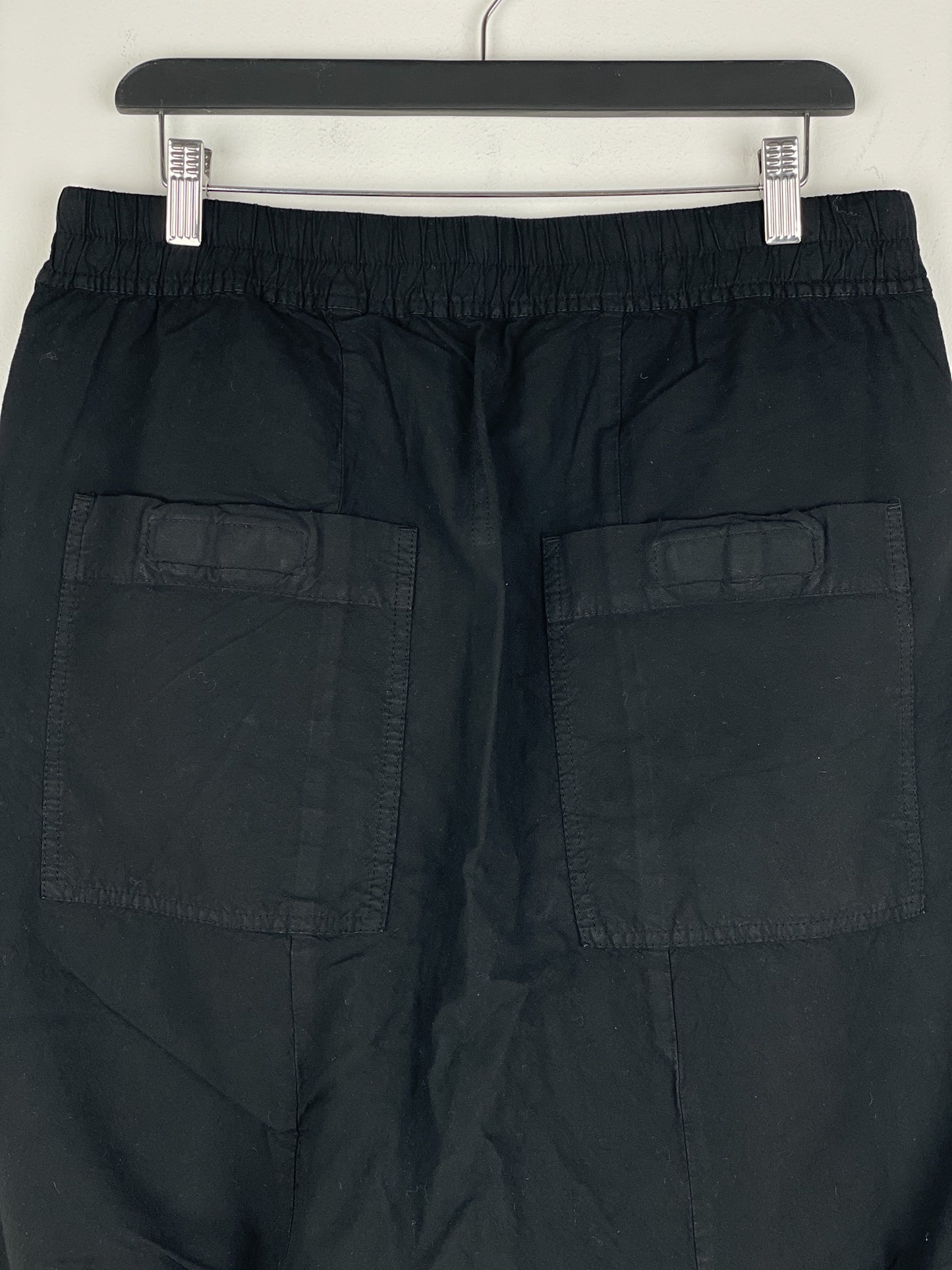 Rick Owens Zipper-Pocket Felpa Dropcrotch Sweatpants