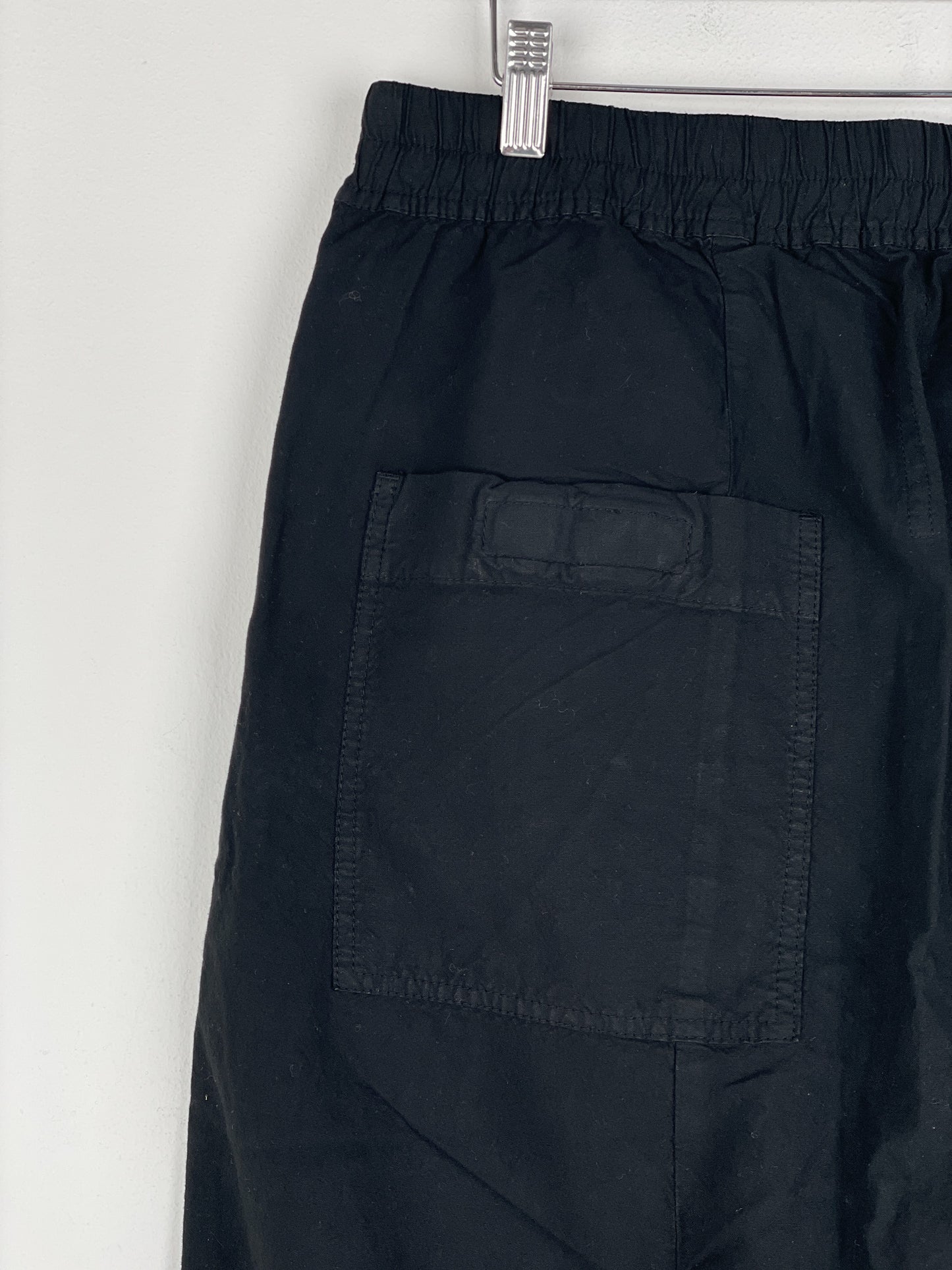 Rick Owens Zipper-Pocket Felpa Dropcrotch Sweatpants